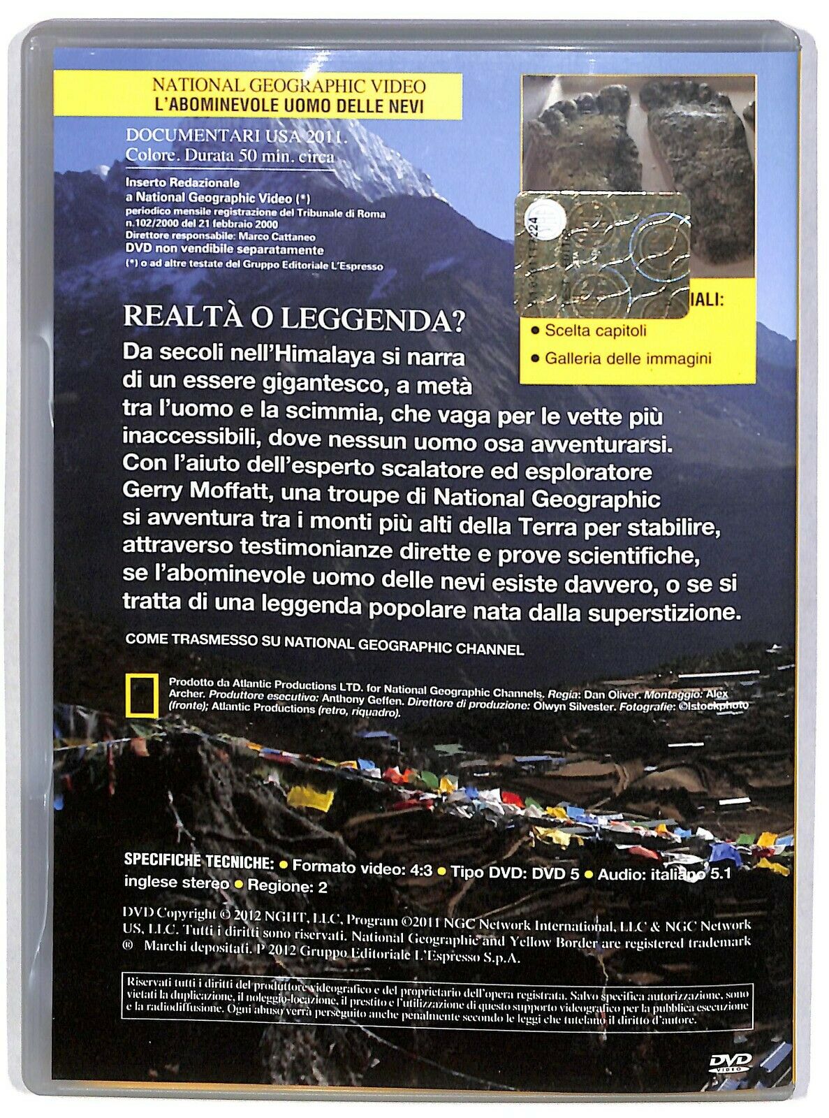 EBOND L'abominevole Uomo Delle Nevi - National Geographic Vol.109 DVD DB778134
