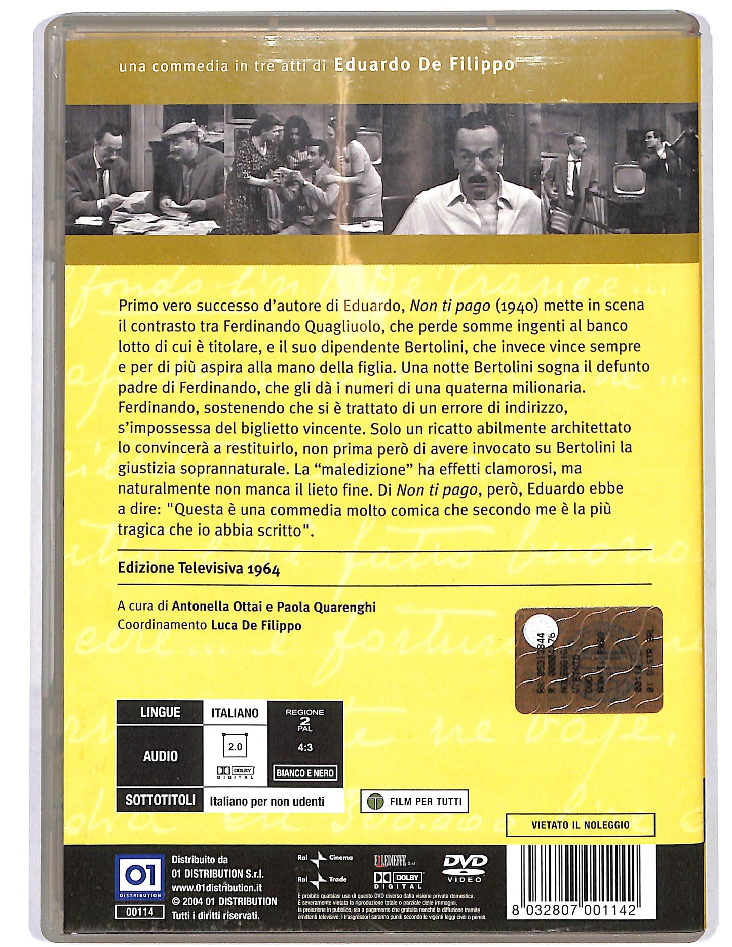EBOND Le commedie di Eduardo Non ti pago DVD DB778139