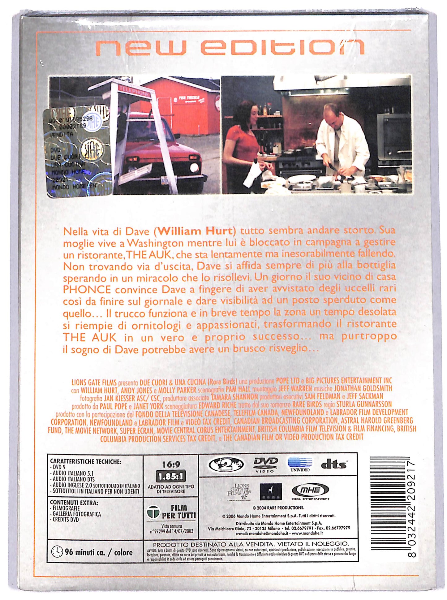EBOND Due cuori e una cucina DVD DB778614