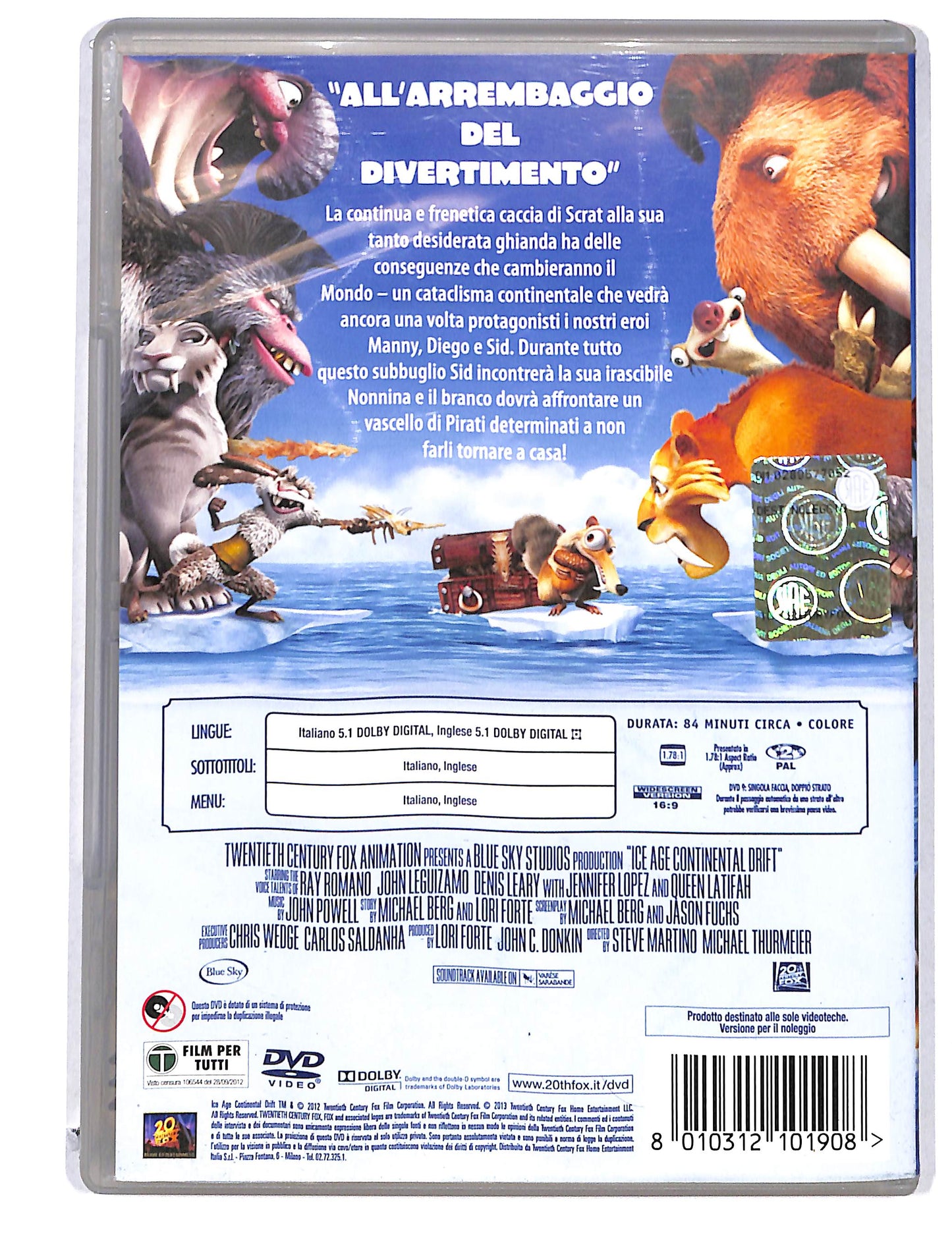 EBOND L'era Glaciale 4 continenti alla deriva NOLEGGIO DVD DB778813