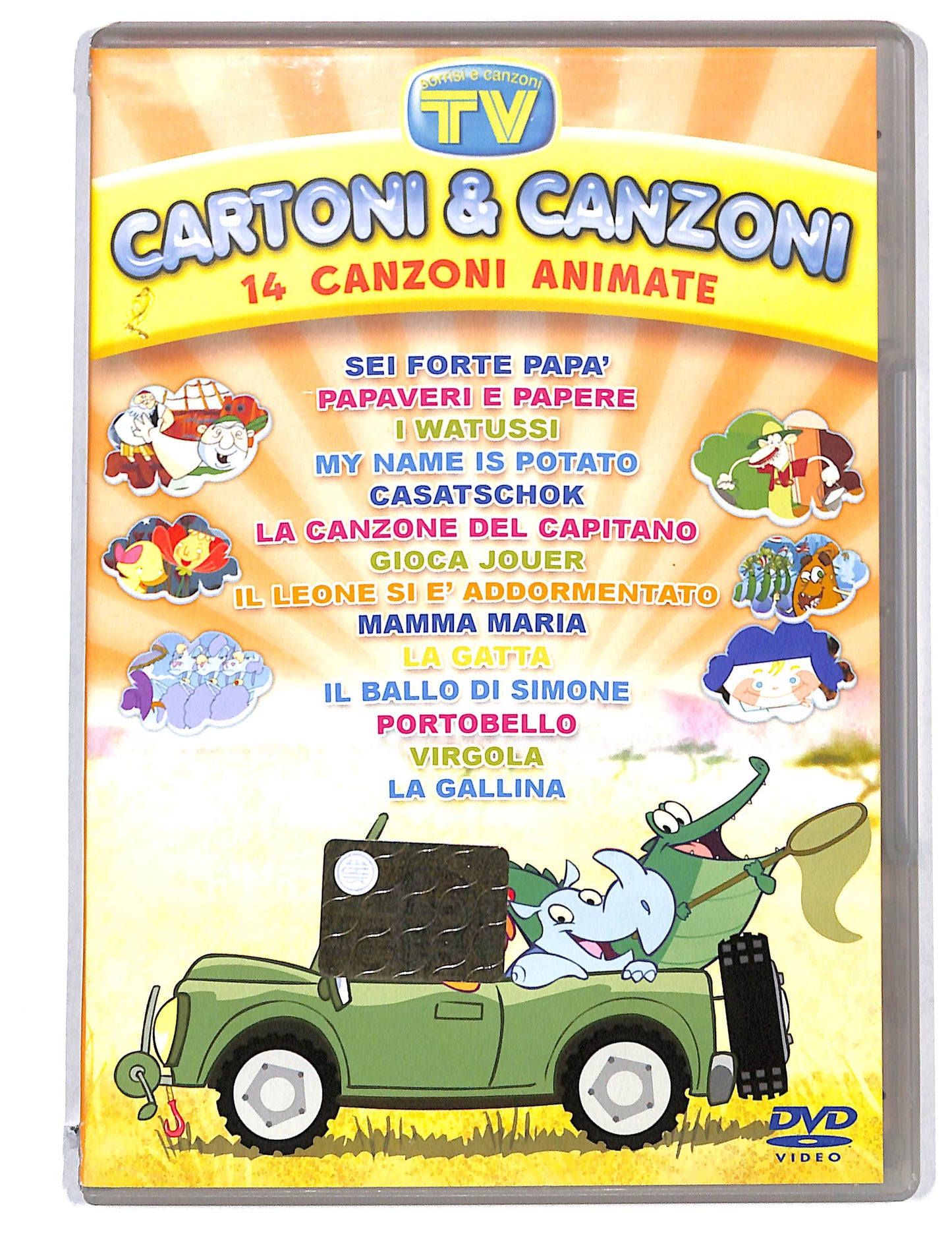 EBOND Cartoni & Canzoni 14 canzoni animate EDITORIALE DVD DB778827