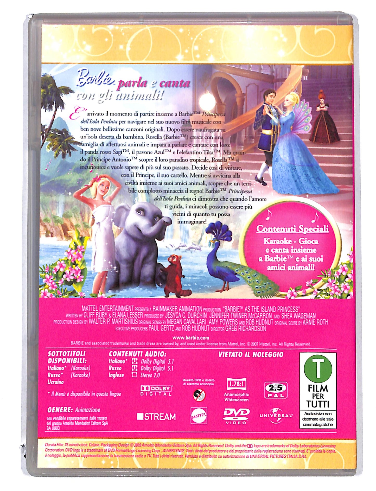 EBOND Barbie Principessa dell'isola Perduta EDITORIALE DVD DB778829