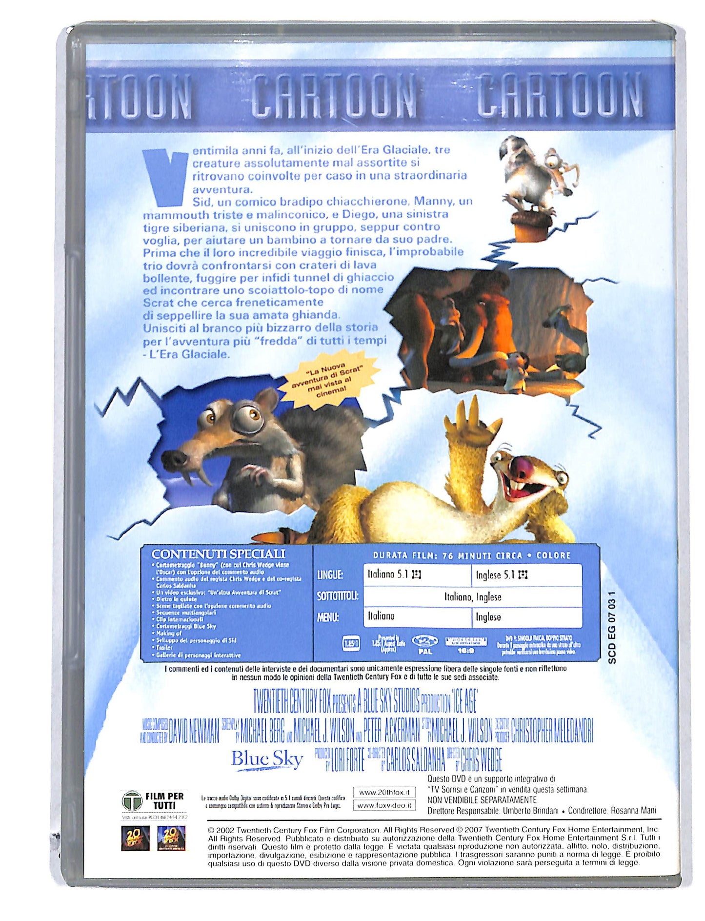 EBOND L'era Glaciale EDITORIALE DVD DB778832