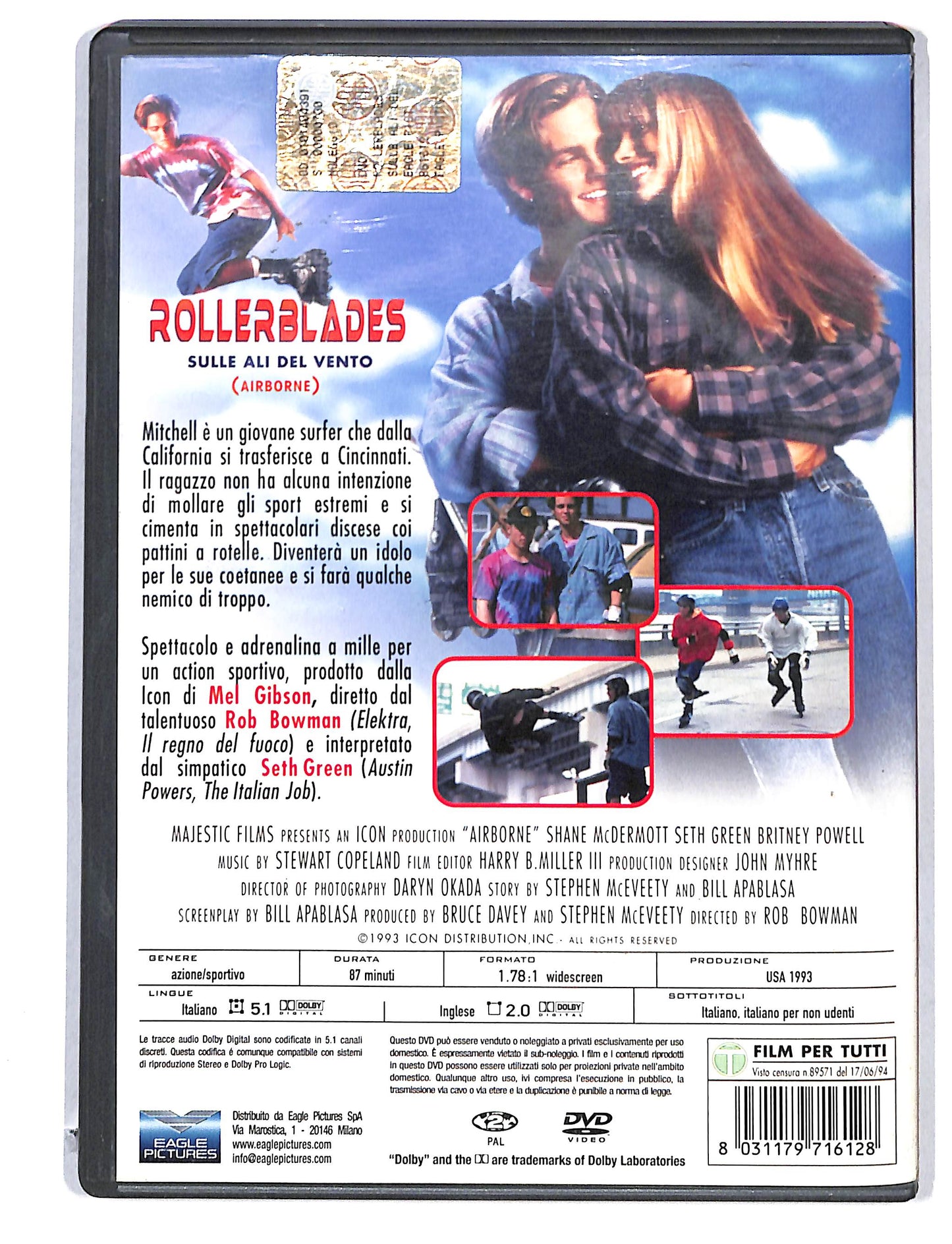 EBOND Rollerblades - Sulle Ali Del Vento DVD DB778841