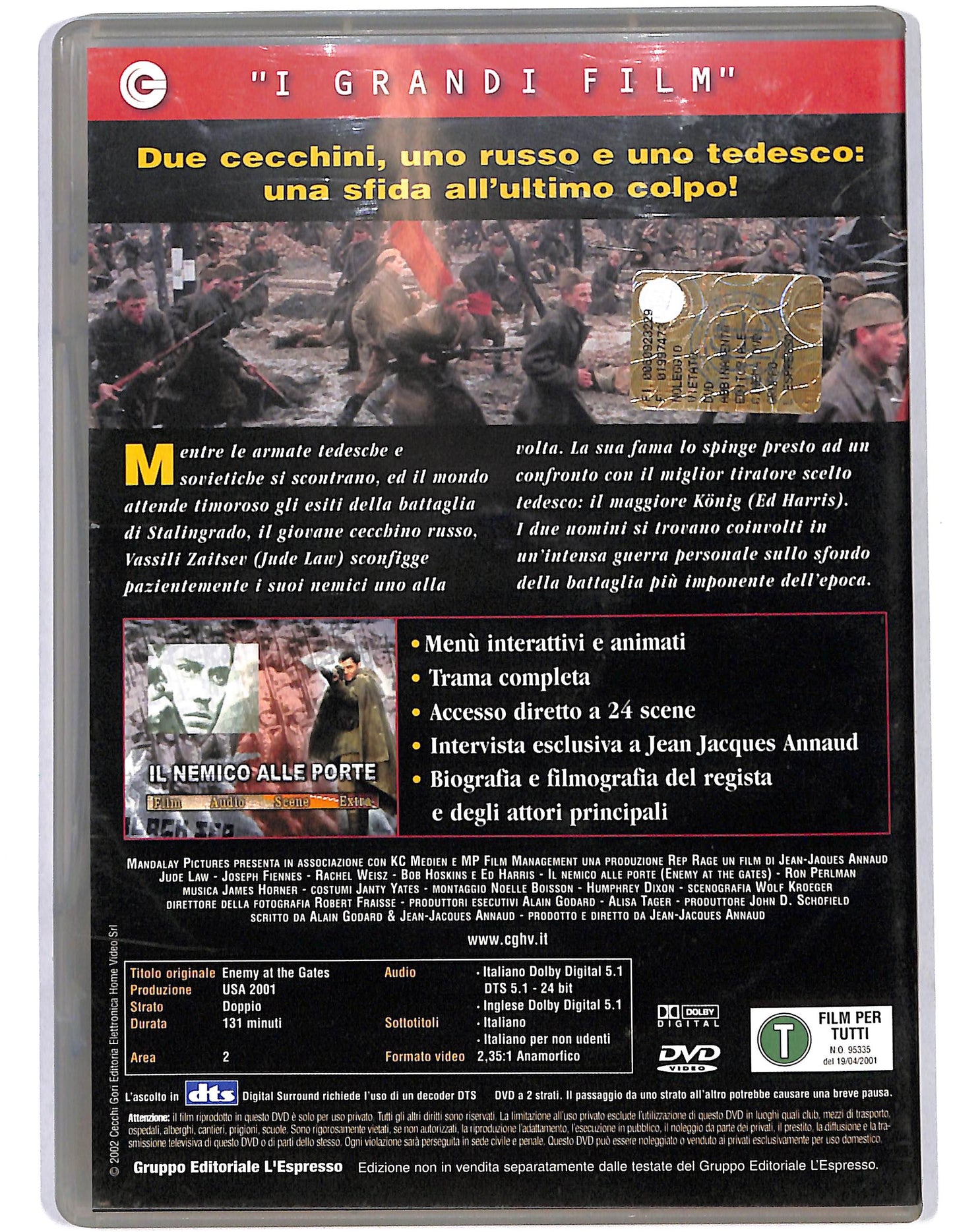 EBOND Il nemico alle porte EDITORIALE DVD DB778924