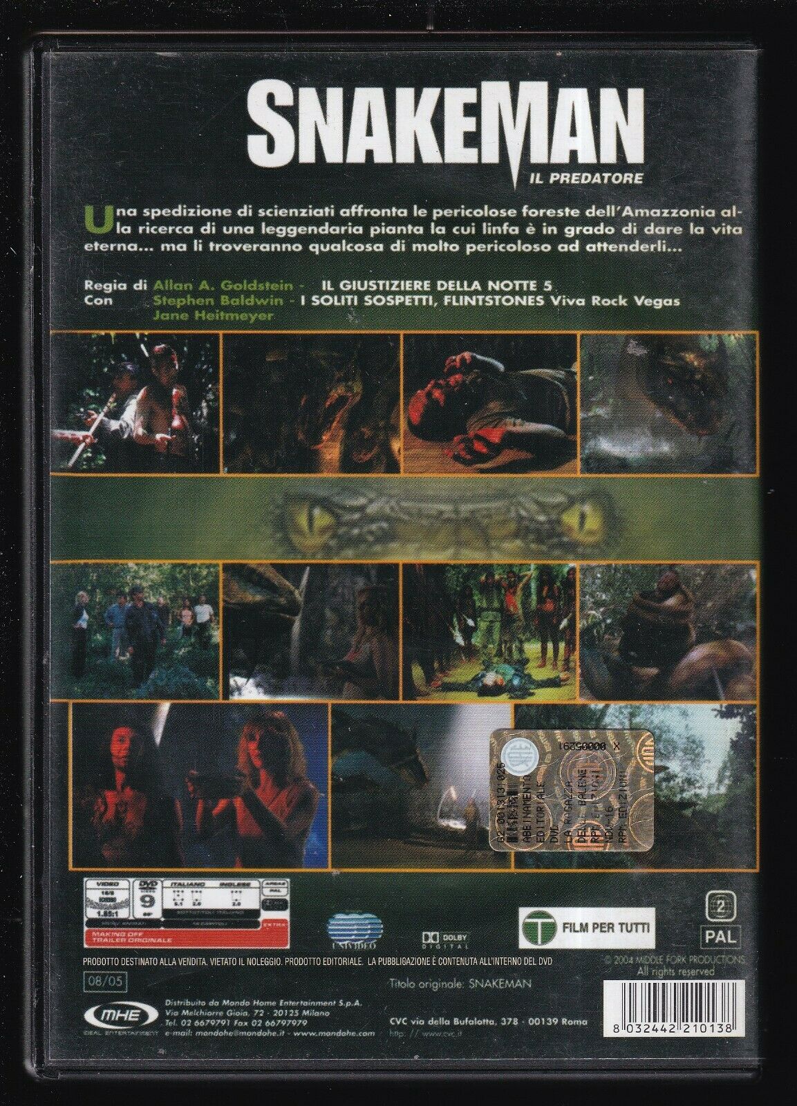 EBOND Snakeman - Il Predatore DVD DB778930