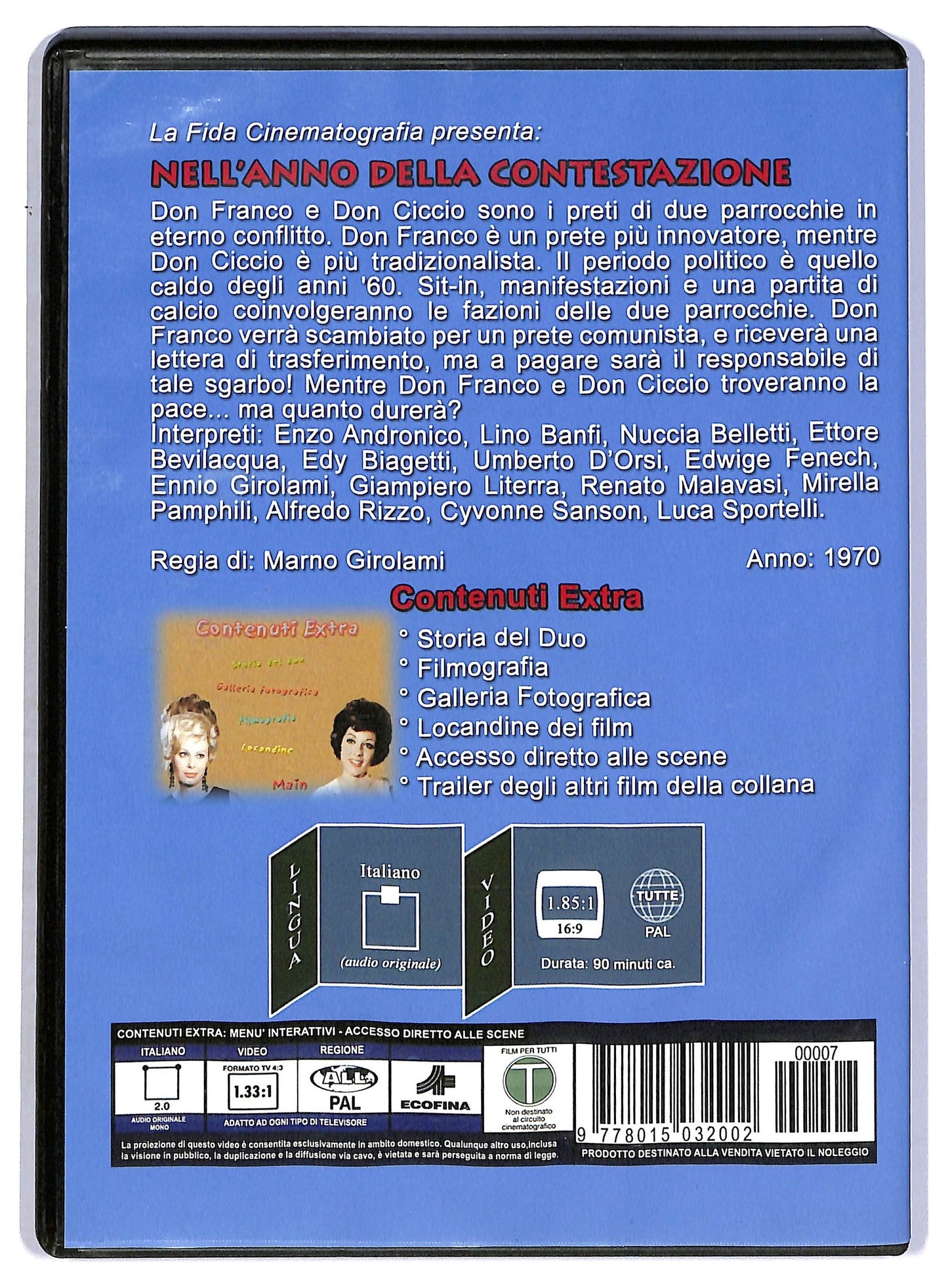 EBOND Nell'anno della contestazione EDITORIALE DVD DB778933