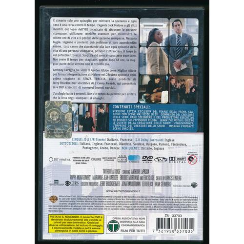 EBOND Senza Traccia Stagione 01 DVD DB778937