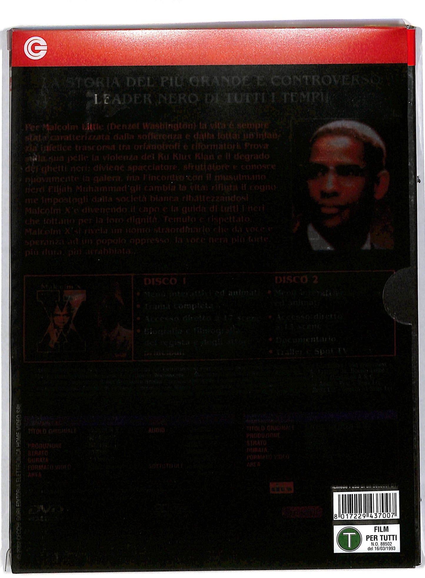EBOND Malcolm X DIGIPACK DVD DB779201