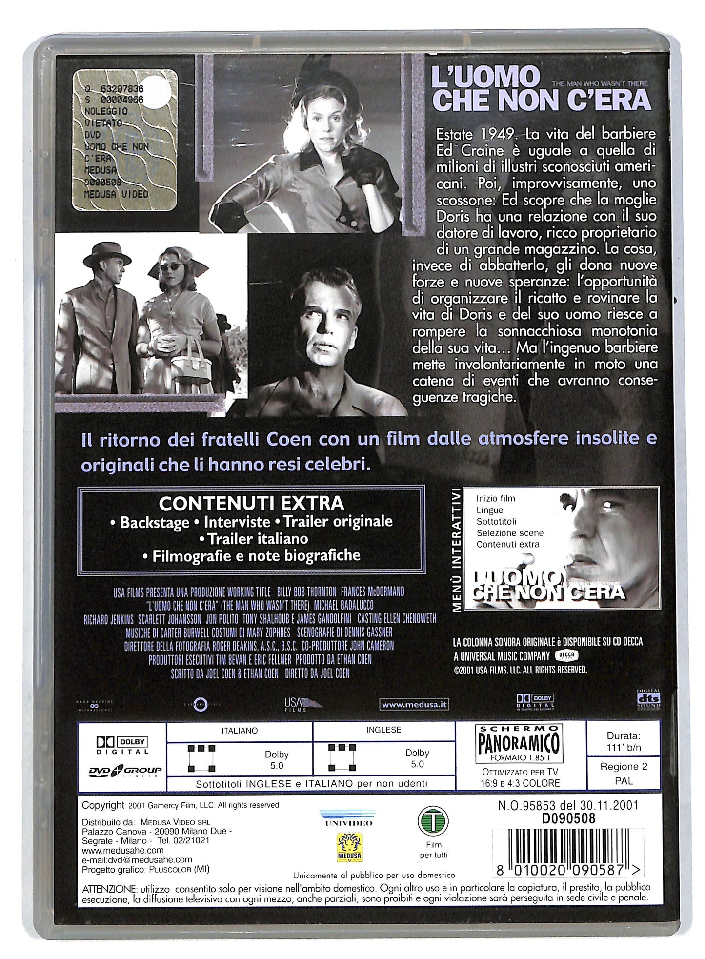 EBOND L'uomo che non c'era DVD DB779214