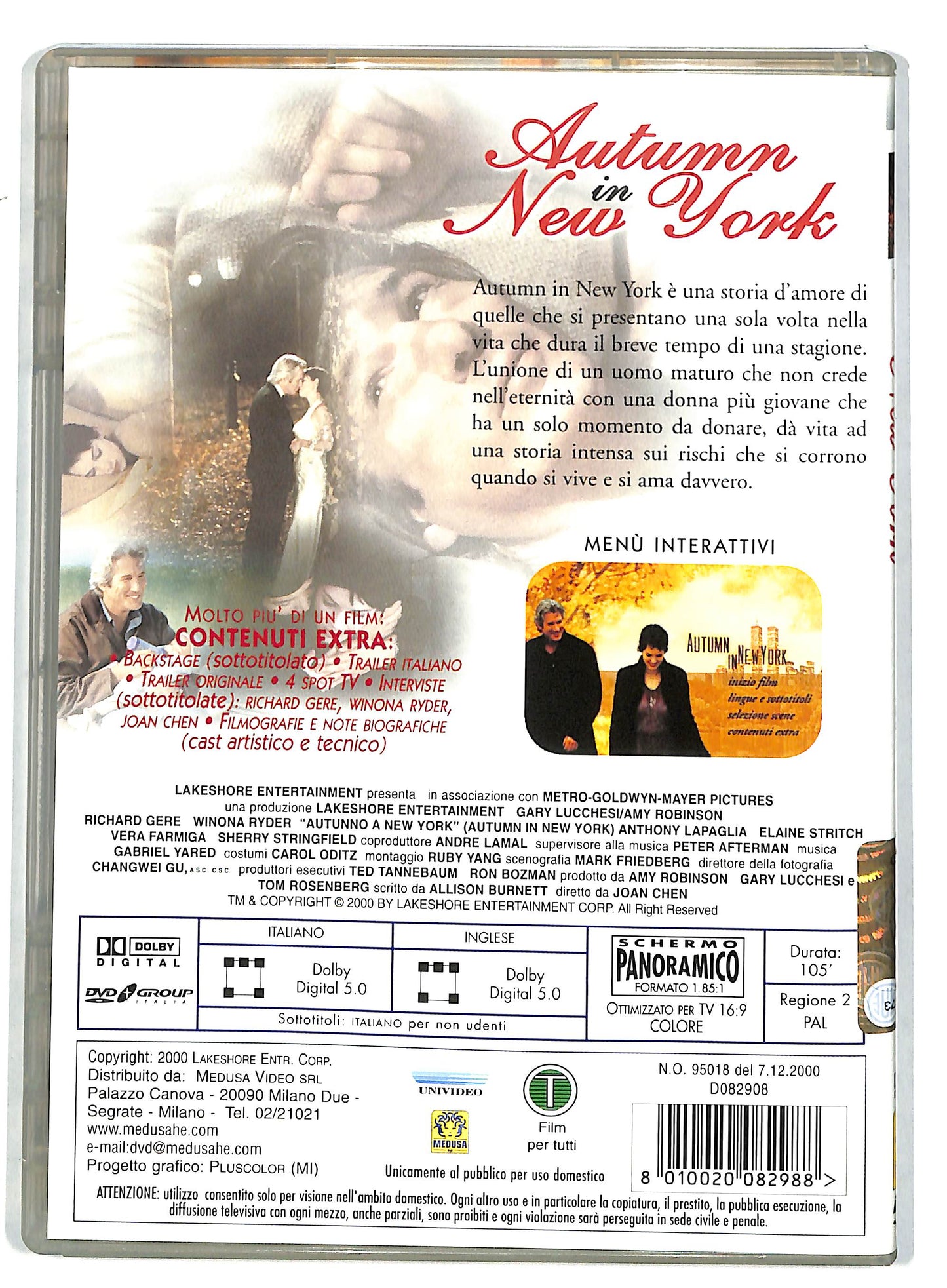 EBOND autumn in new york DVD DB779232