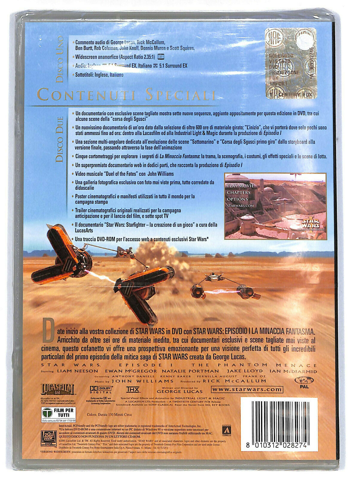 EBOND Star Wars Episodio I - La Minaccia Fantasma DVD DB779248
