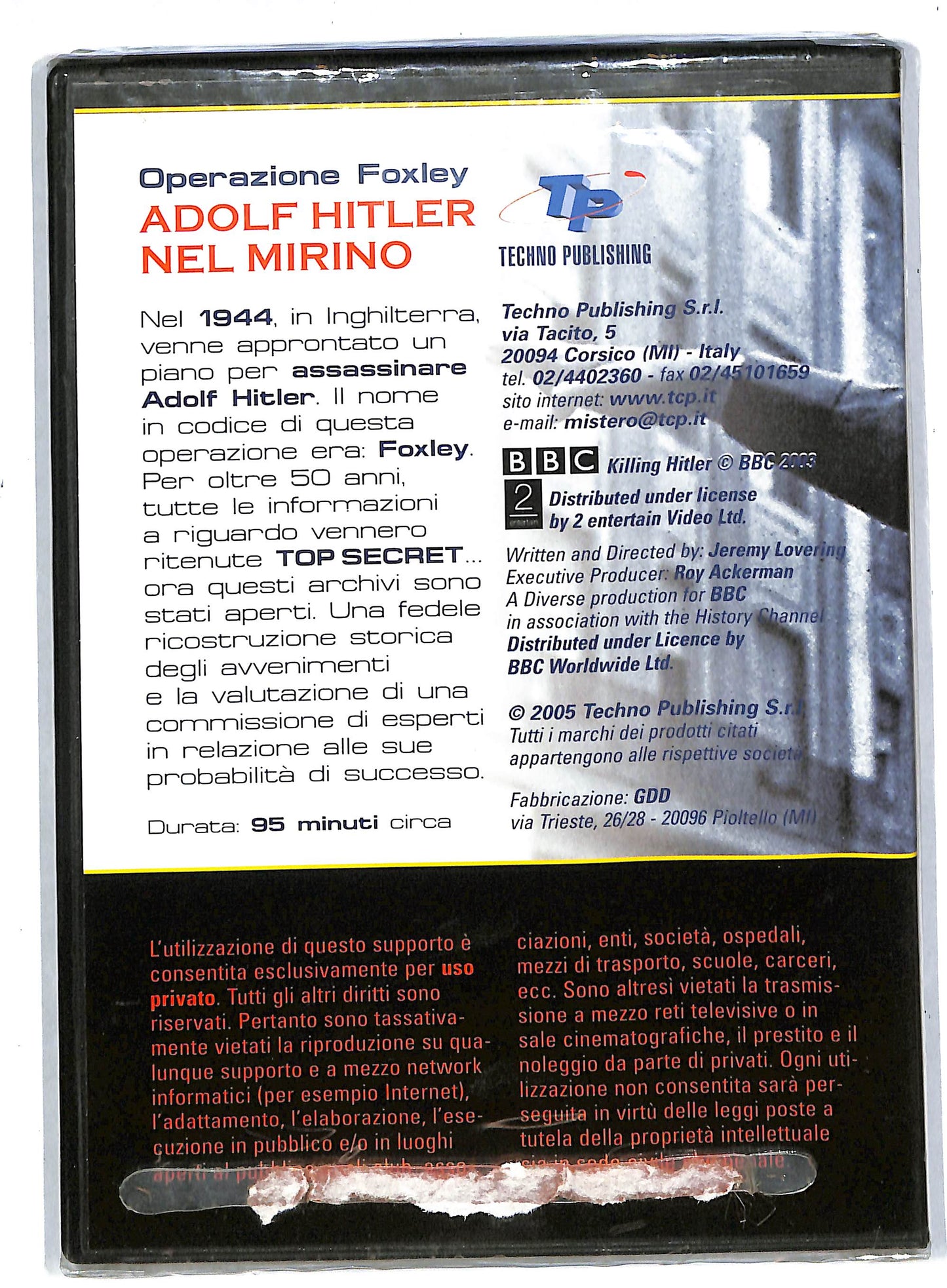 EBOND Operazione foxley - Adolf hitler nel mirino EDITORIALE DVD DB779414