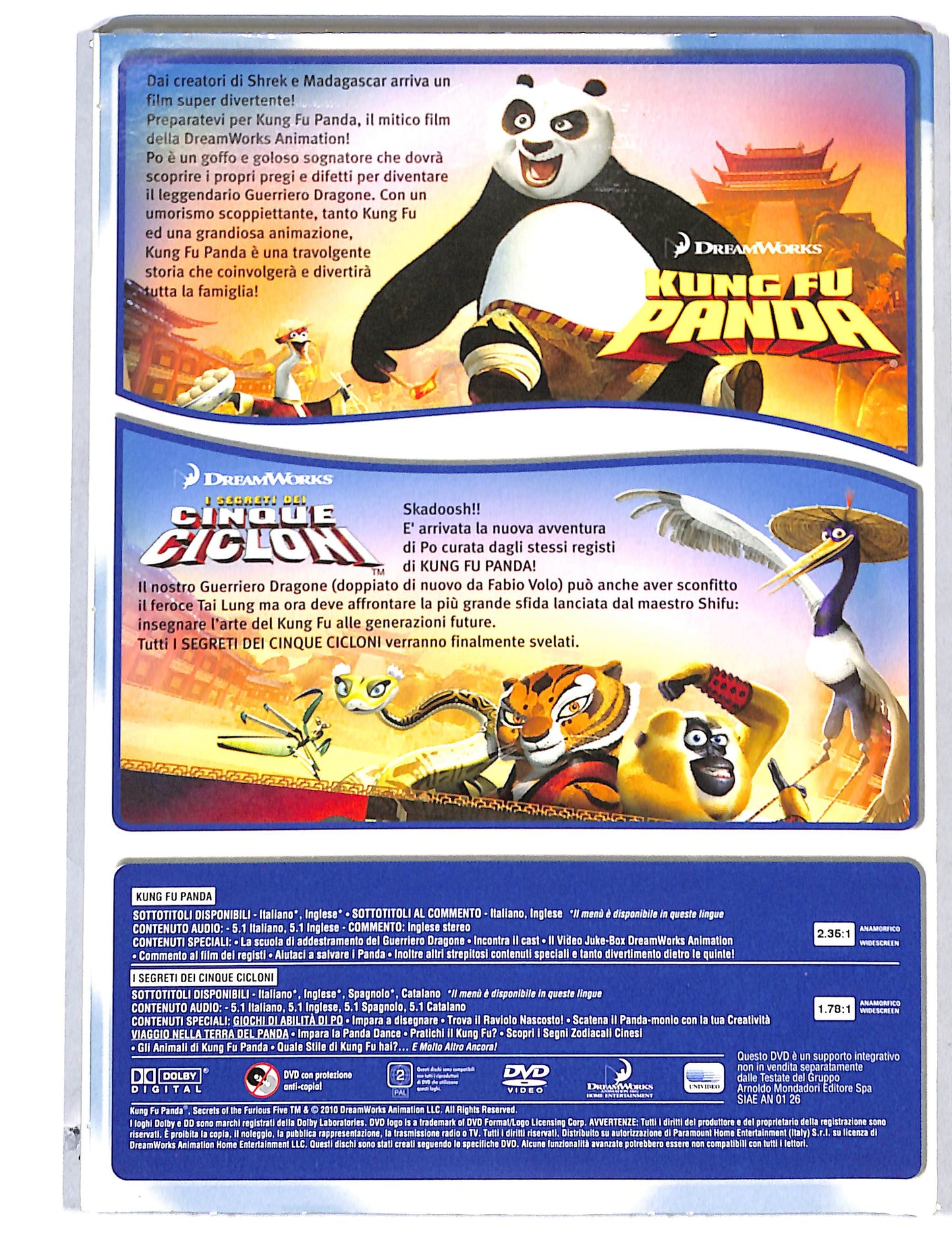 EBOND KungFu Panda & I segreti dei cinque cicloni EDITORIALE DVD DB780105