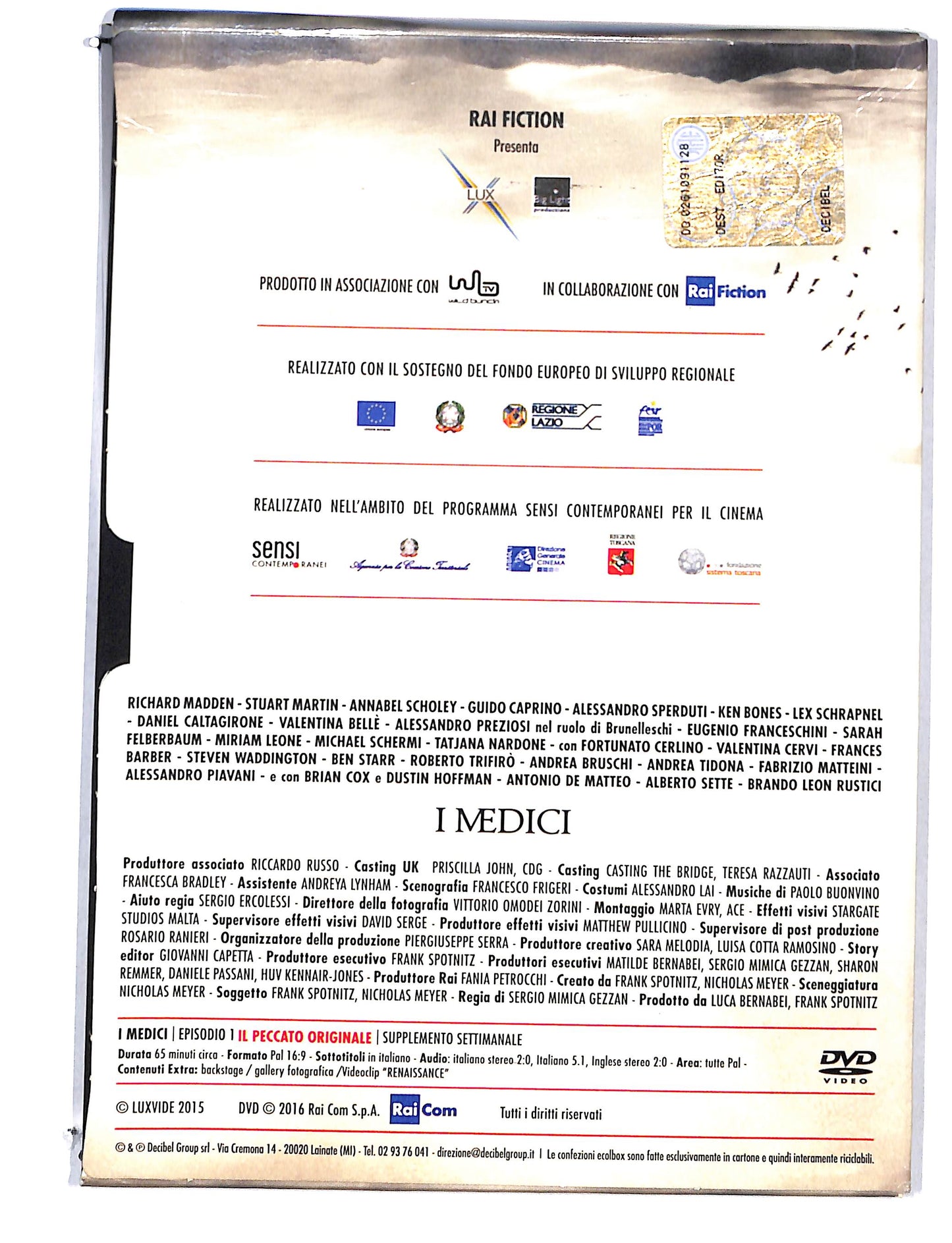 EBOND I Medici vol.1 il peccato originale EDITORIALE DVD DB780121