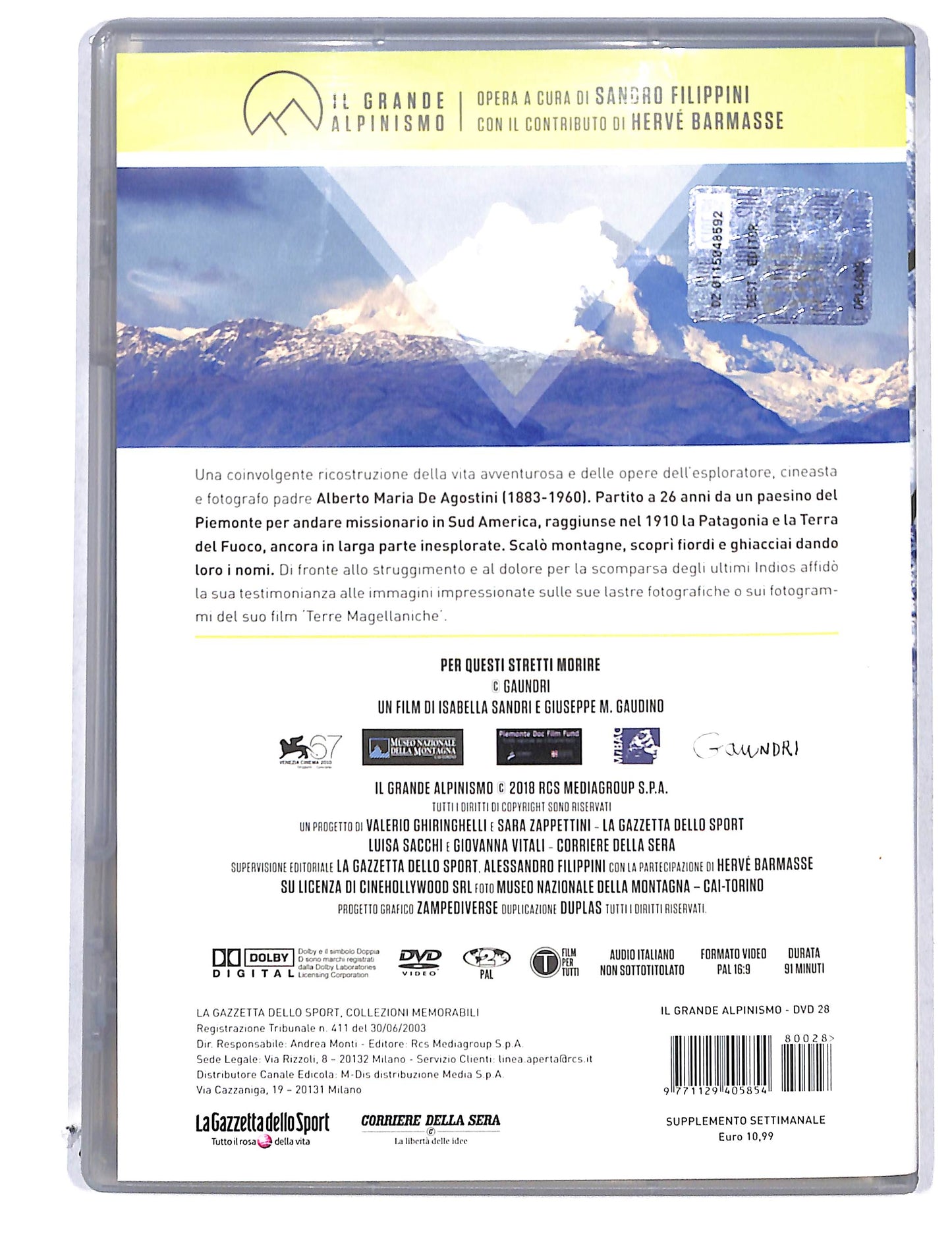 EBOND Il Grande Alpinismo vol.28 per questi stretti morire DVD DB780148