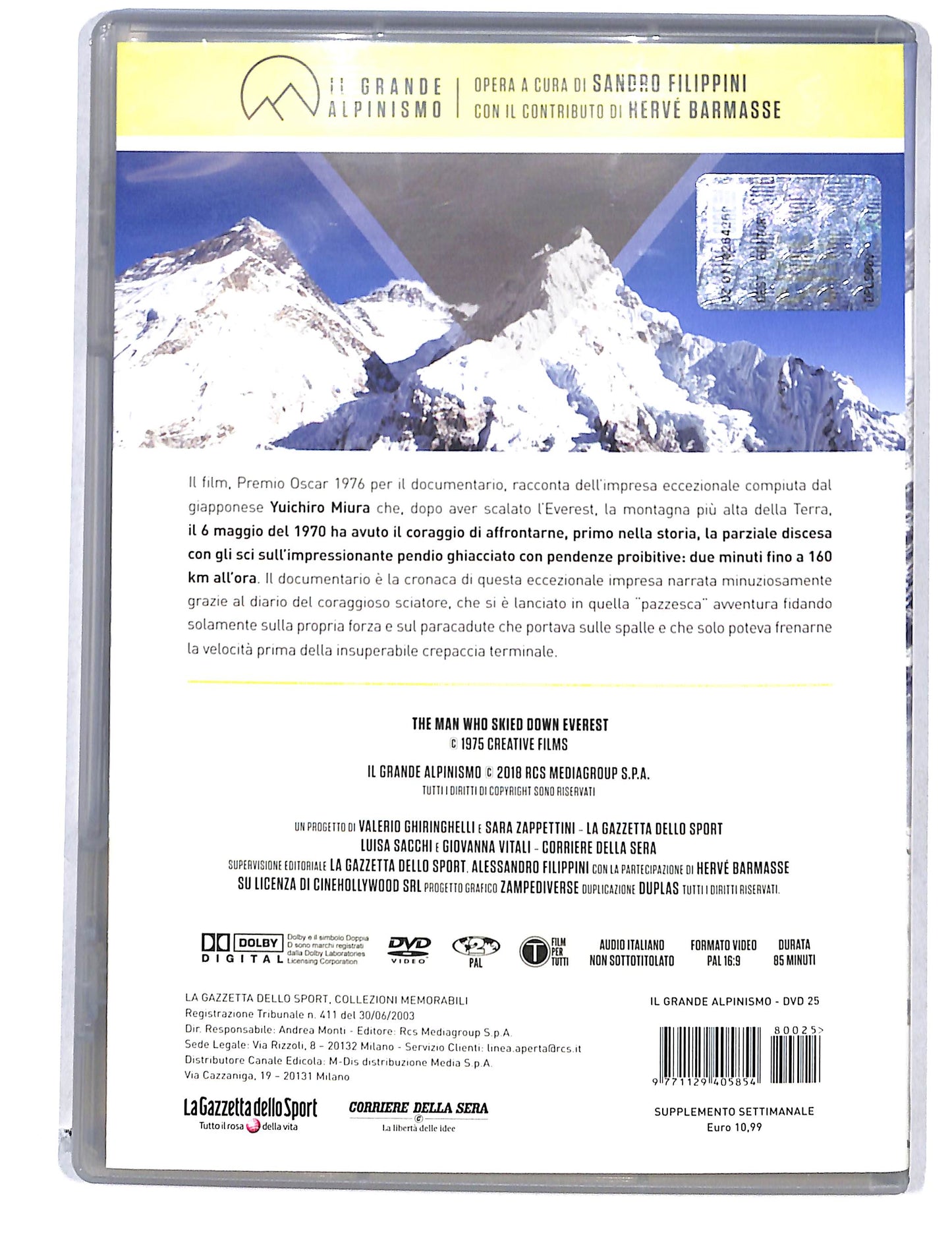 EBOND Il Grande Alpinismo vol.25 The Man Who Skied down Everest DVD DB780151