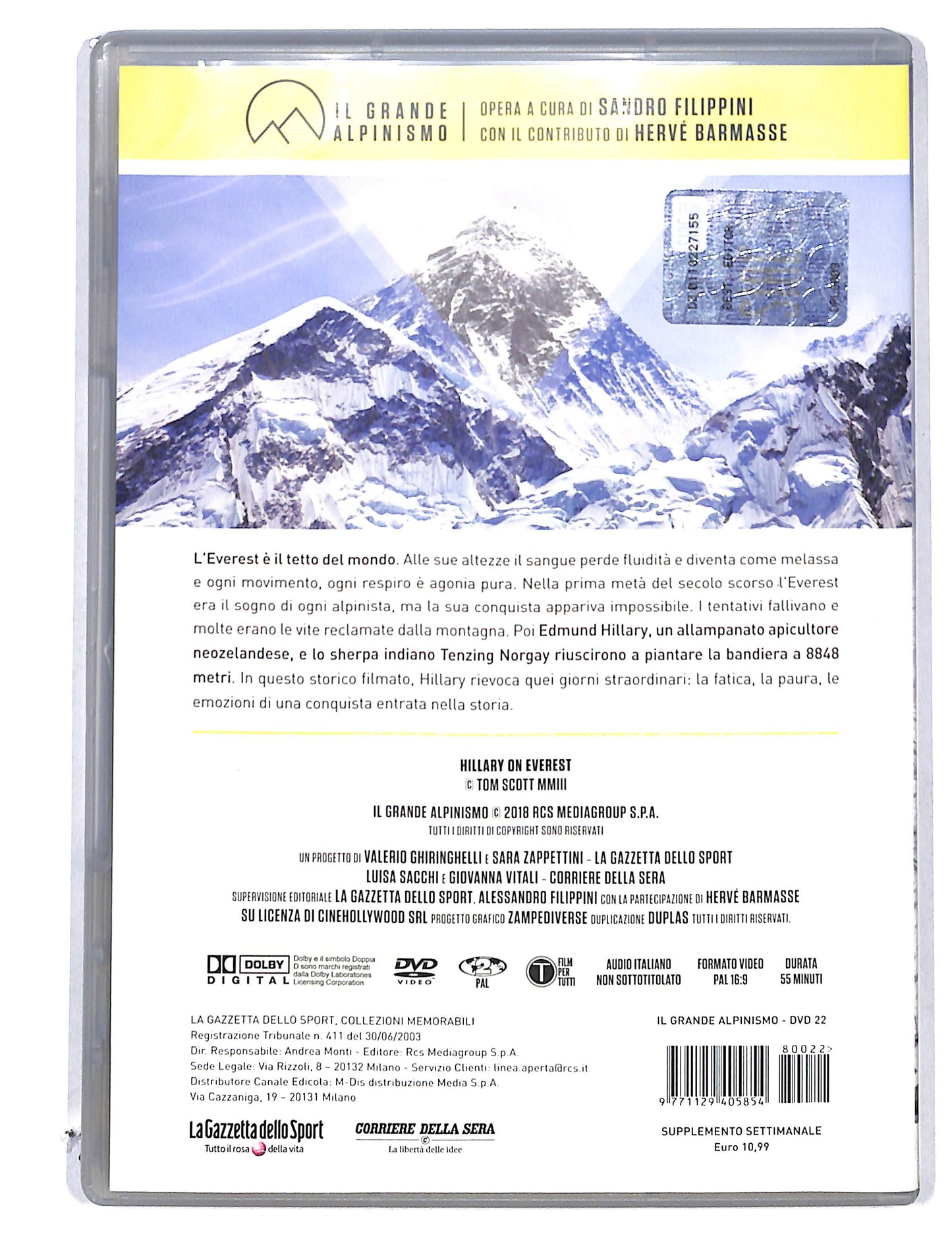 EBOND Il Grande Alpinismo vol.22 Hillary on Everest DVD DB780154
