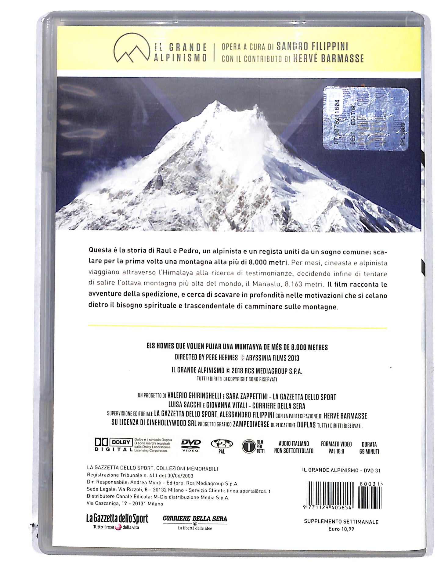 EBOND Il Grande Alpinismo vol.31 Els Homes que volien pujar DVD DB780159
