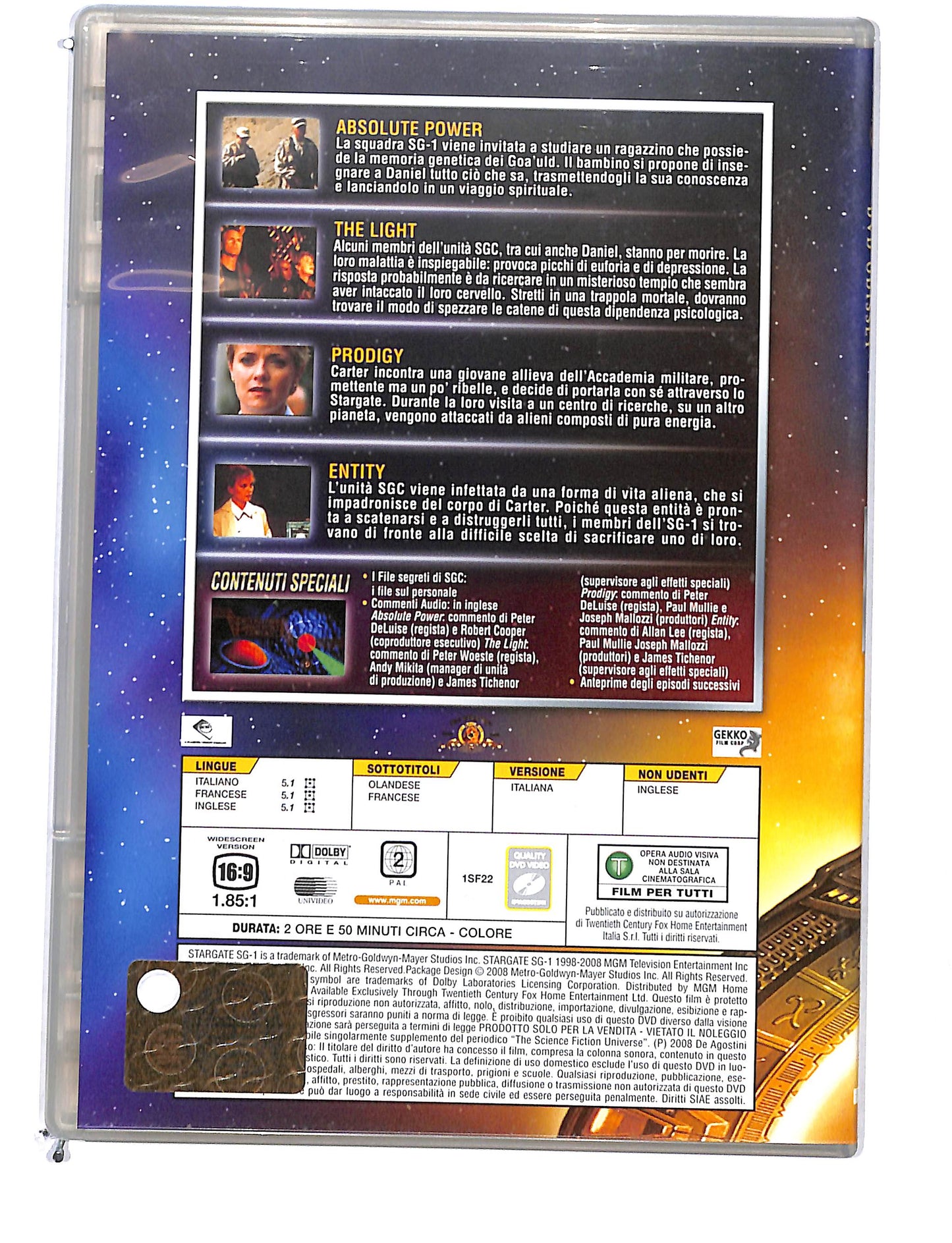 EBOND Stargate SG-1 dvd odissey file 84-87 EDITORIALE DVD DB780162