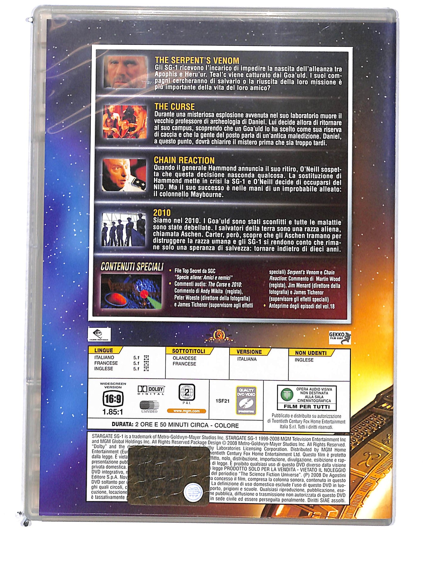 EBOND Stargate SG-1 dvd odissey file 80-83 EDITORIALE DVD DB780163