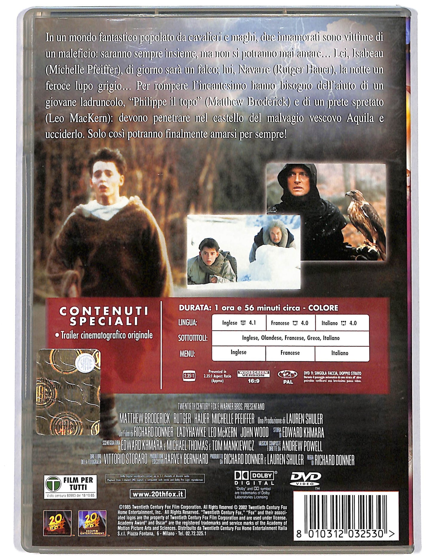 EBOND LadyHawke DVD DB783437