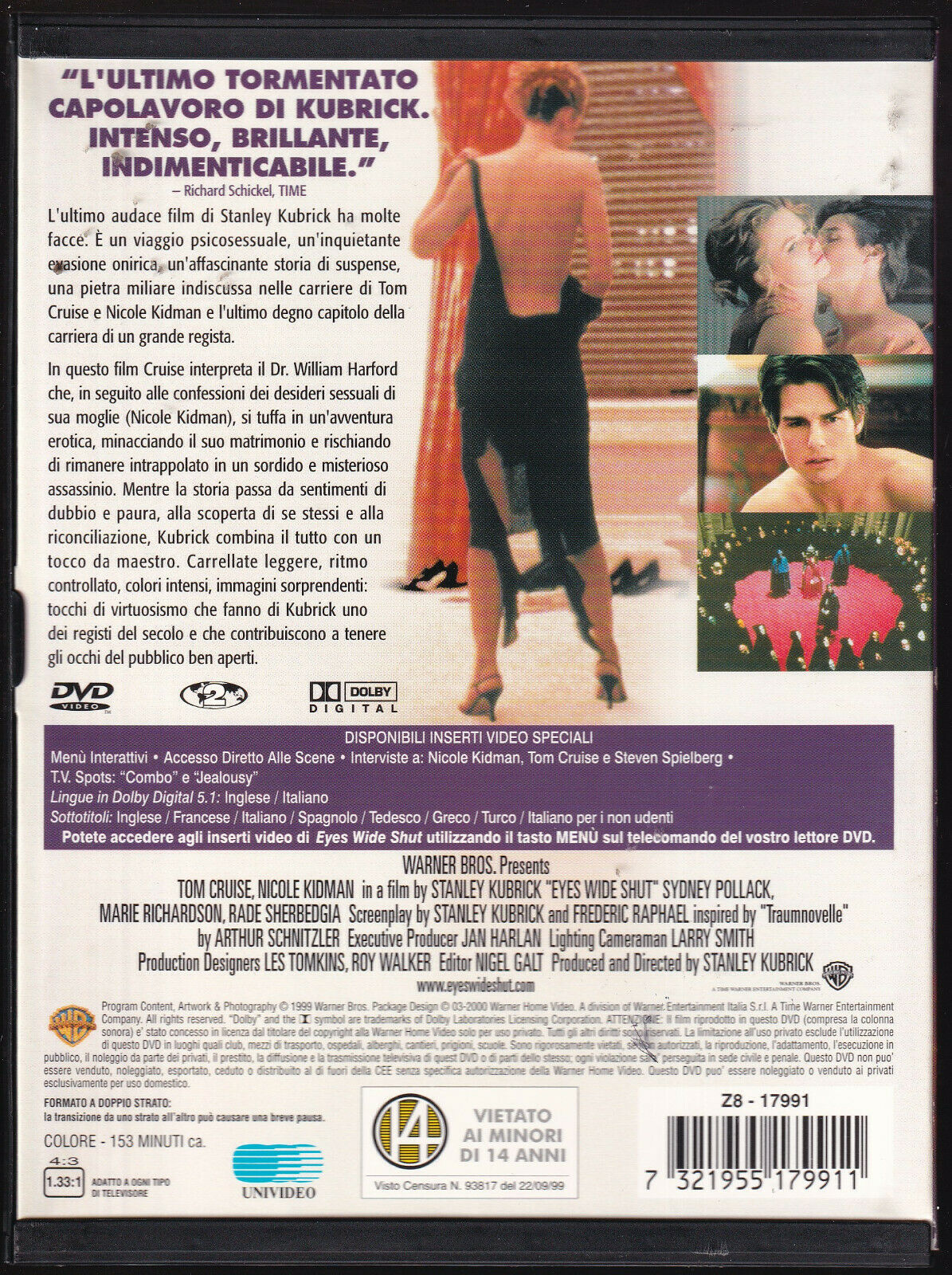 EBOND Eyes Wide Shut Ed Snapper NOLEGGIO DVD DB785855