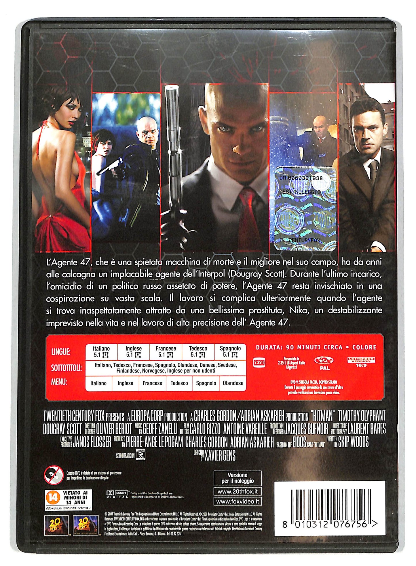 EBOND Hitman L'assassino NOLEGGIO DVD DB785918