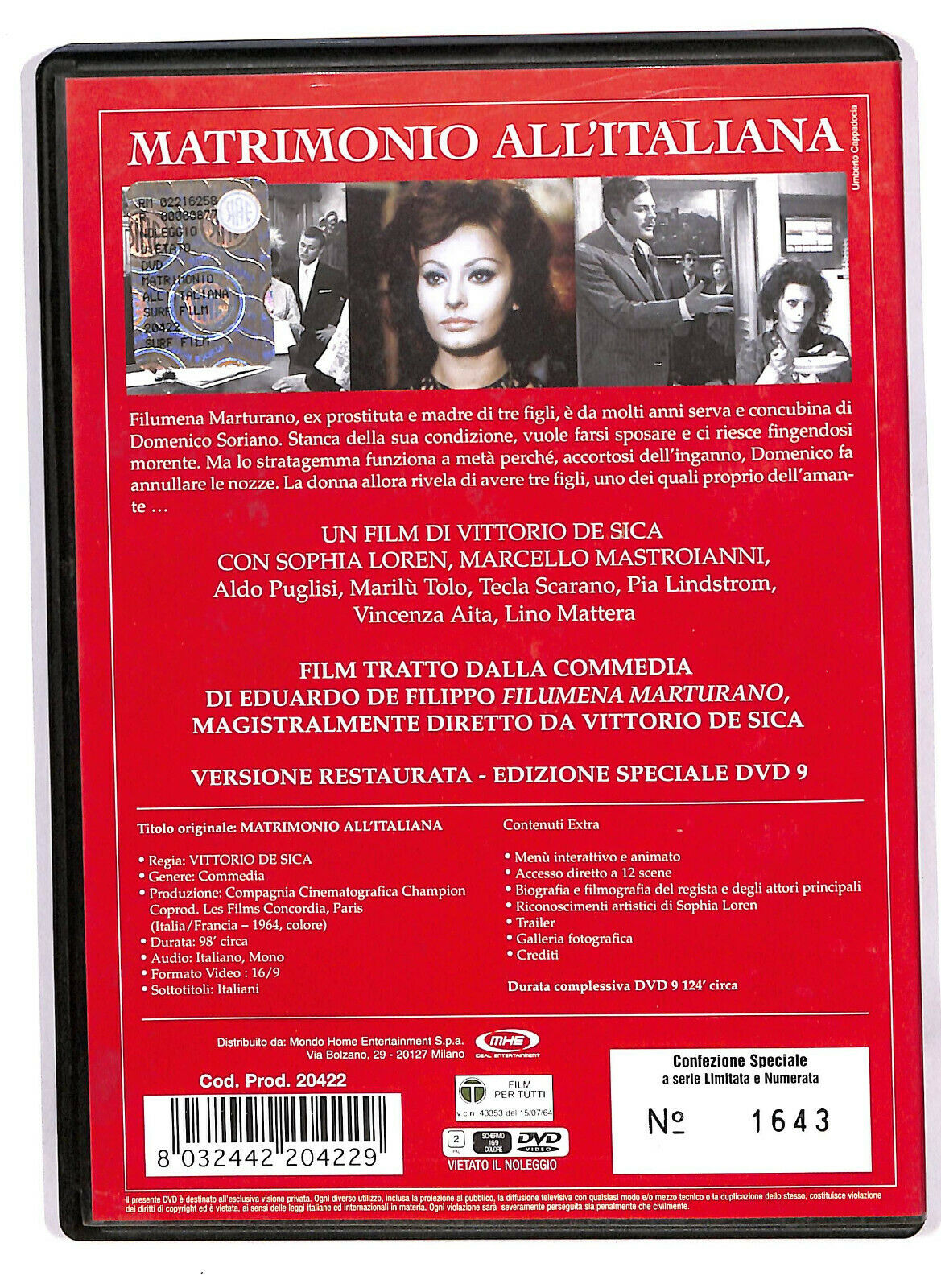 EBOND Matrimonio All'italiana DVD DB786109