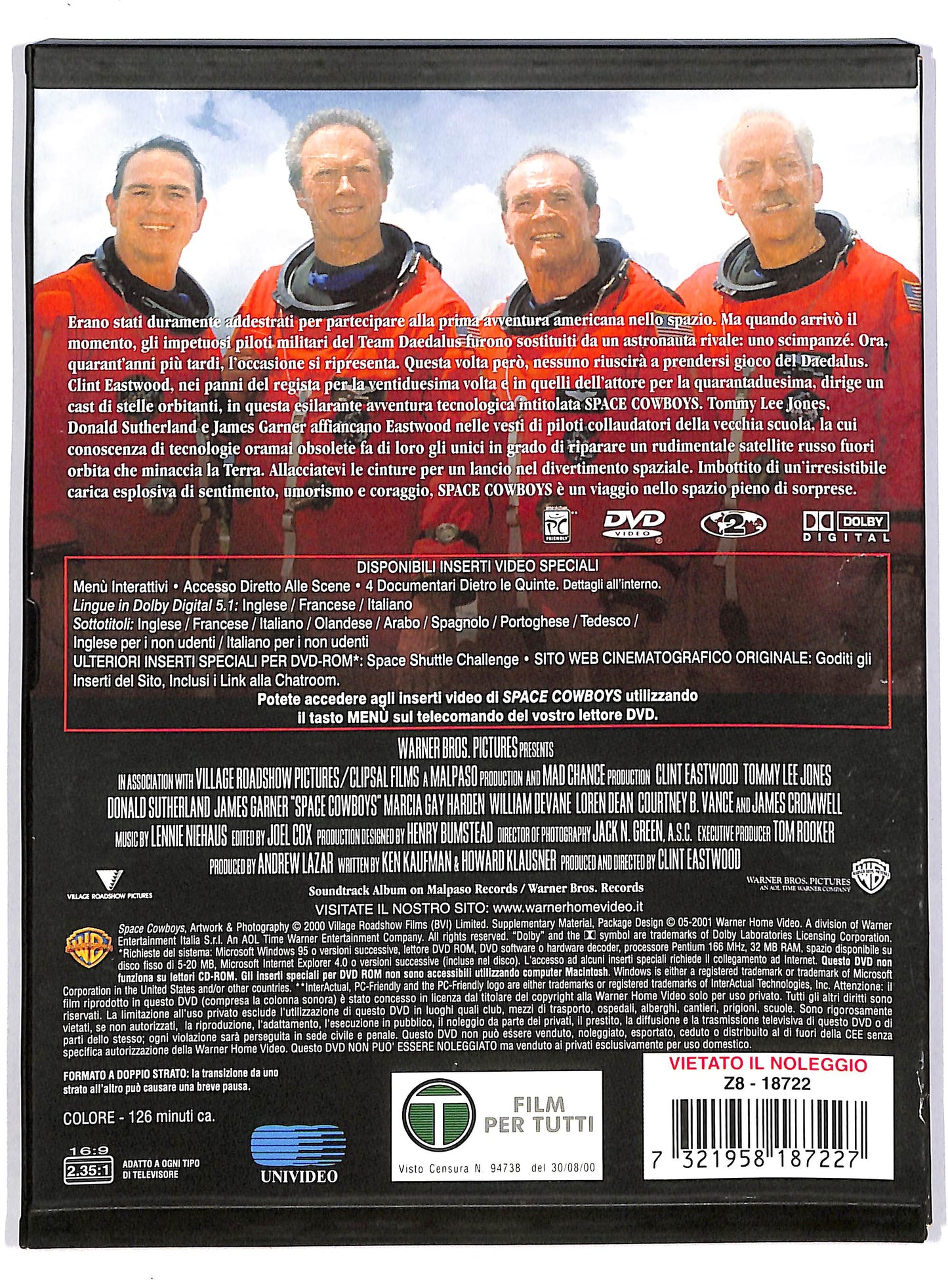 EBOND Space cowboys - SNAPPER DVD DB786119