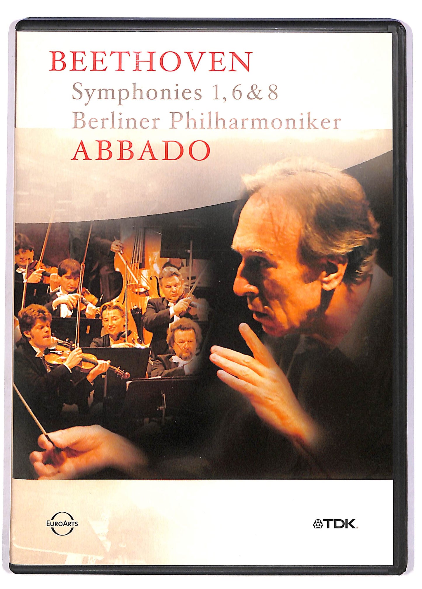 EBOND Beethoven Symphonies 1 6 & 8 Abbado DVD DB786154