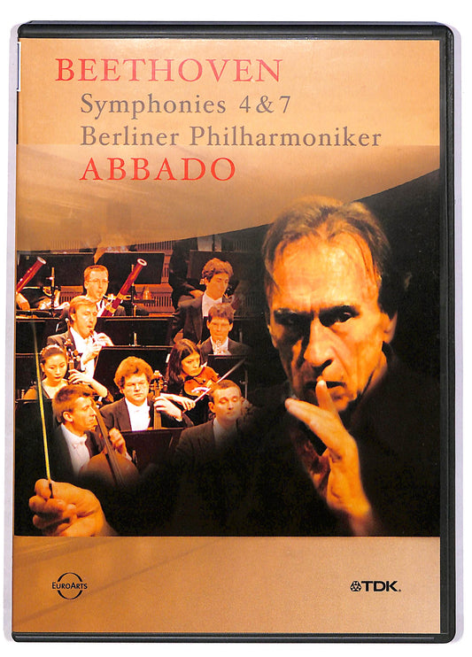 EBOND Beethoven Symphonies 4 & 7 Abbado DVD DB786155