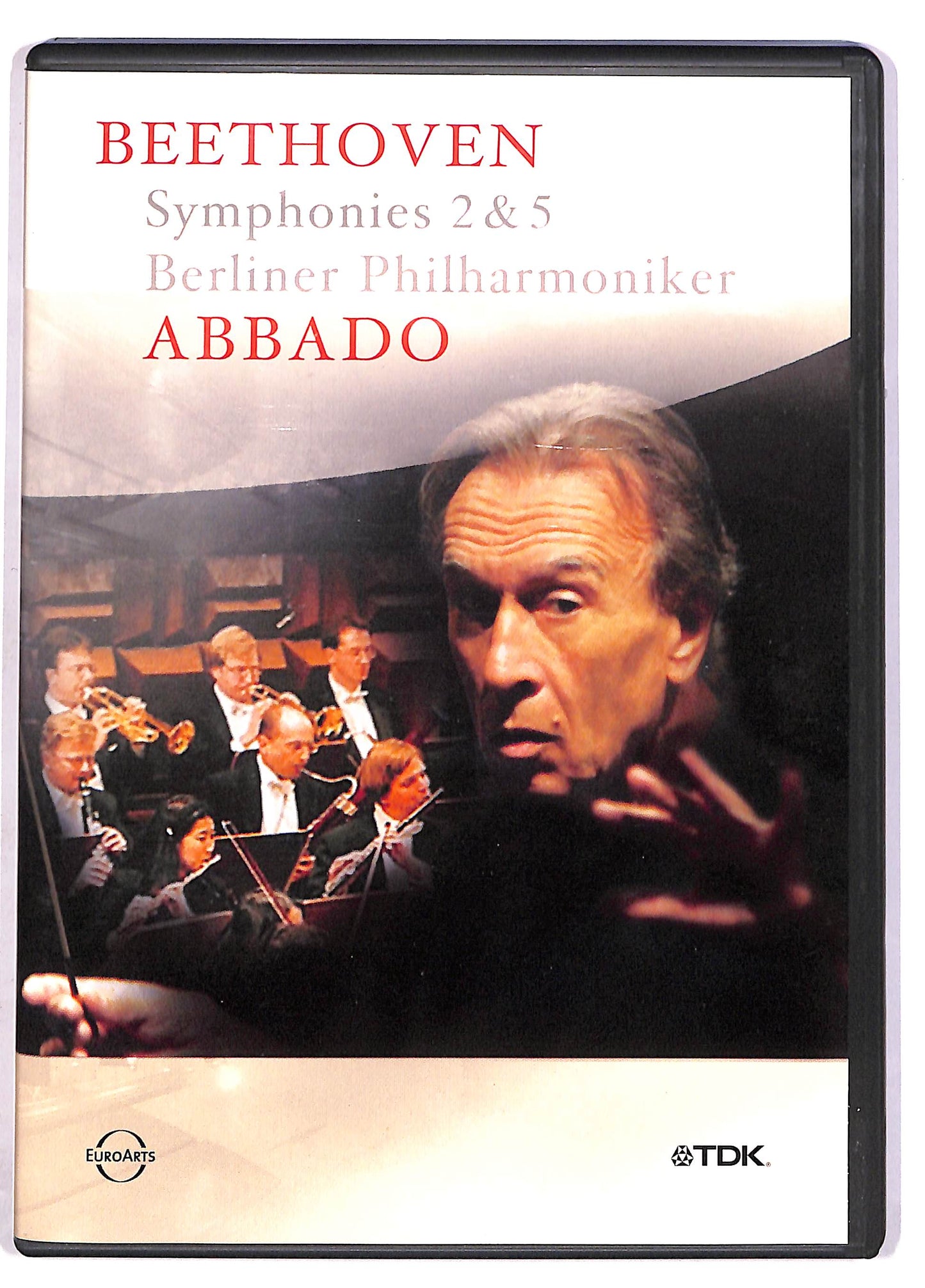 EBOND Beethoven Symphonies 2 & 5 Abbado DVD DB786156
