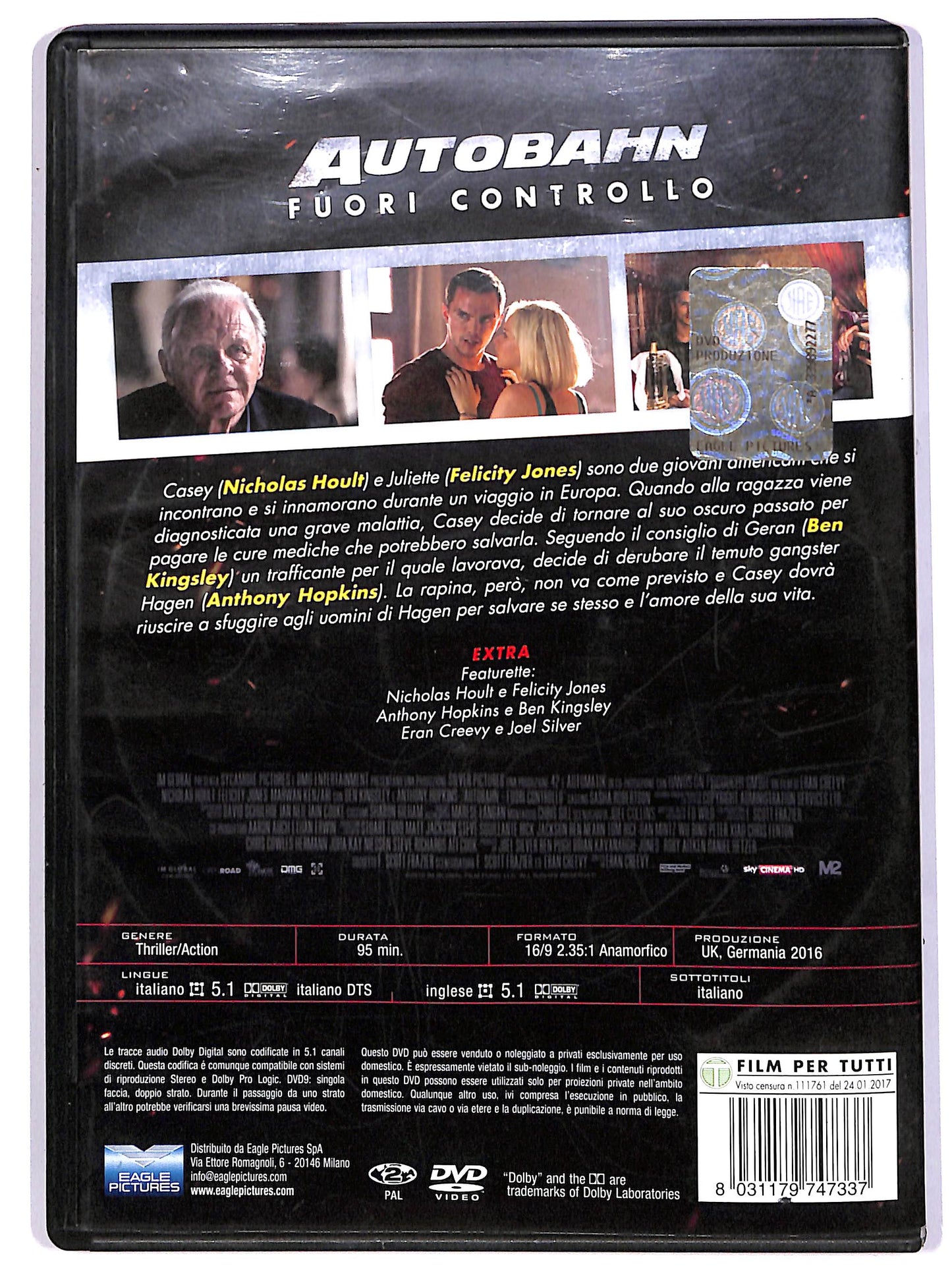 EBOND Autobahn - Fuori controllo NOLEGGIO DVD DB786427