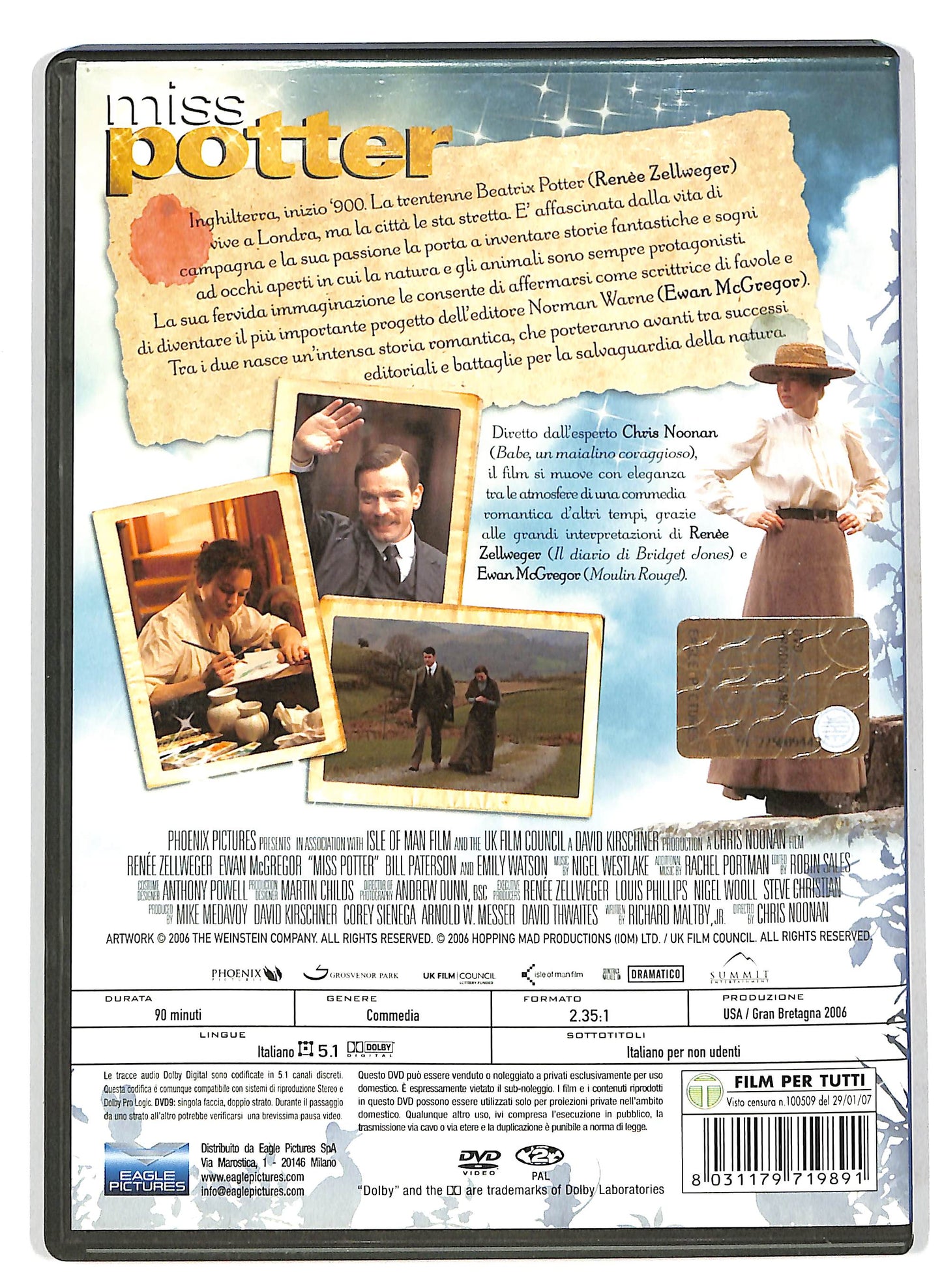 EBOND Miss Potter NOLEGGIO DVD DB786454