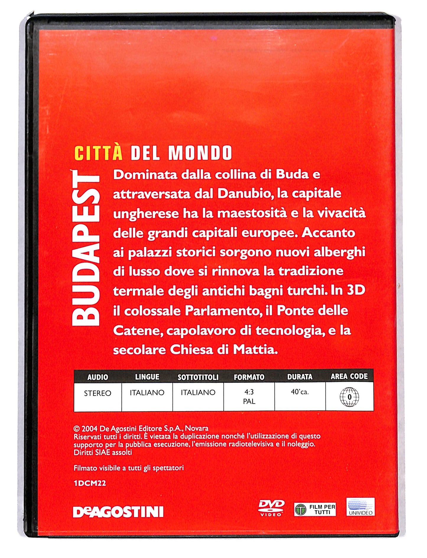 EBOND Citta del mondo Budapest EDITORIALE DVD DB786601