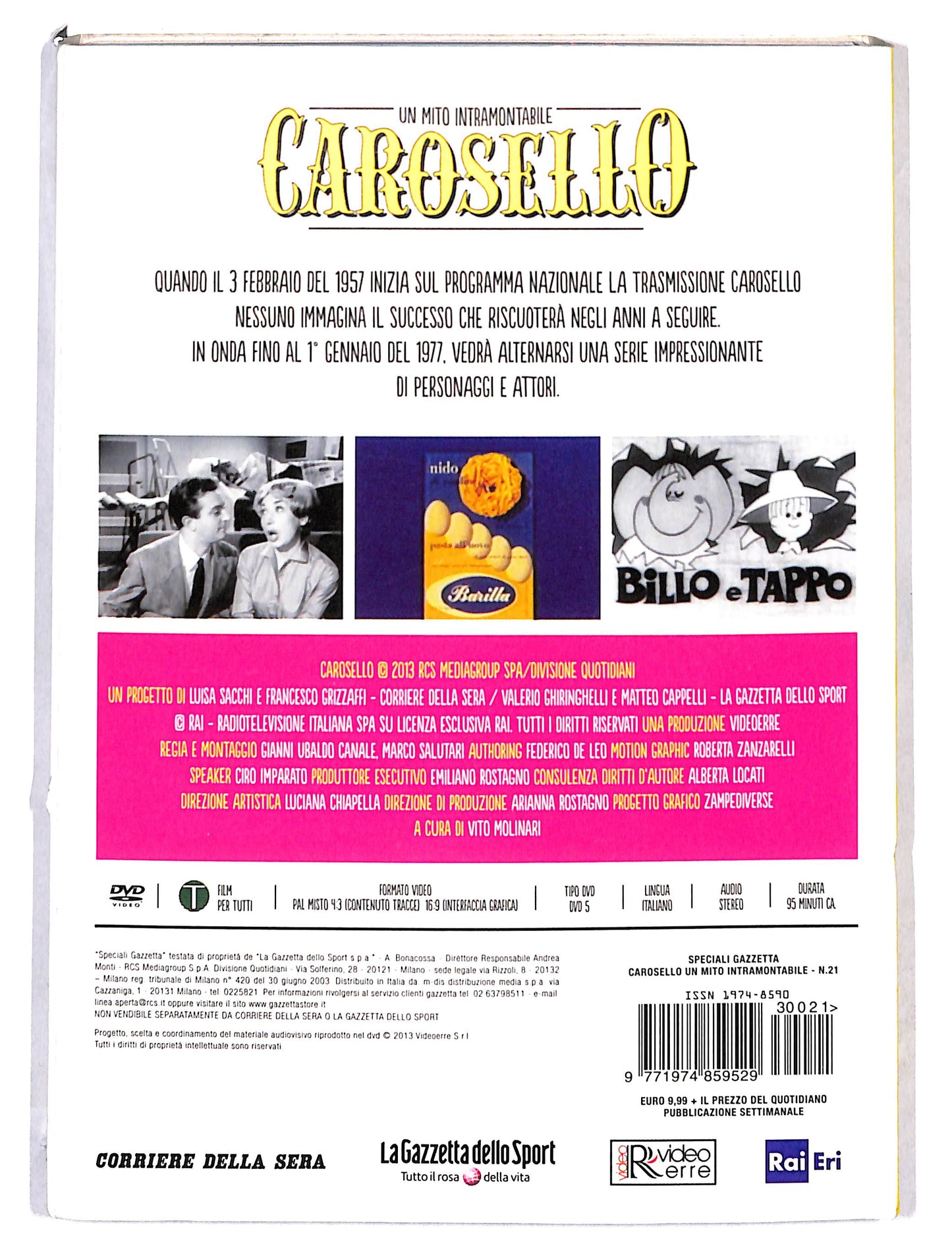 EBOND Carosello vol.21 Coppie celebri e coppie animate DVD DB786603