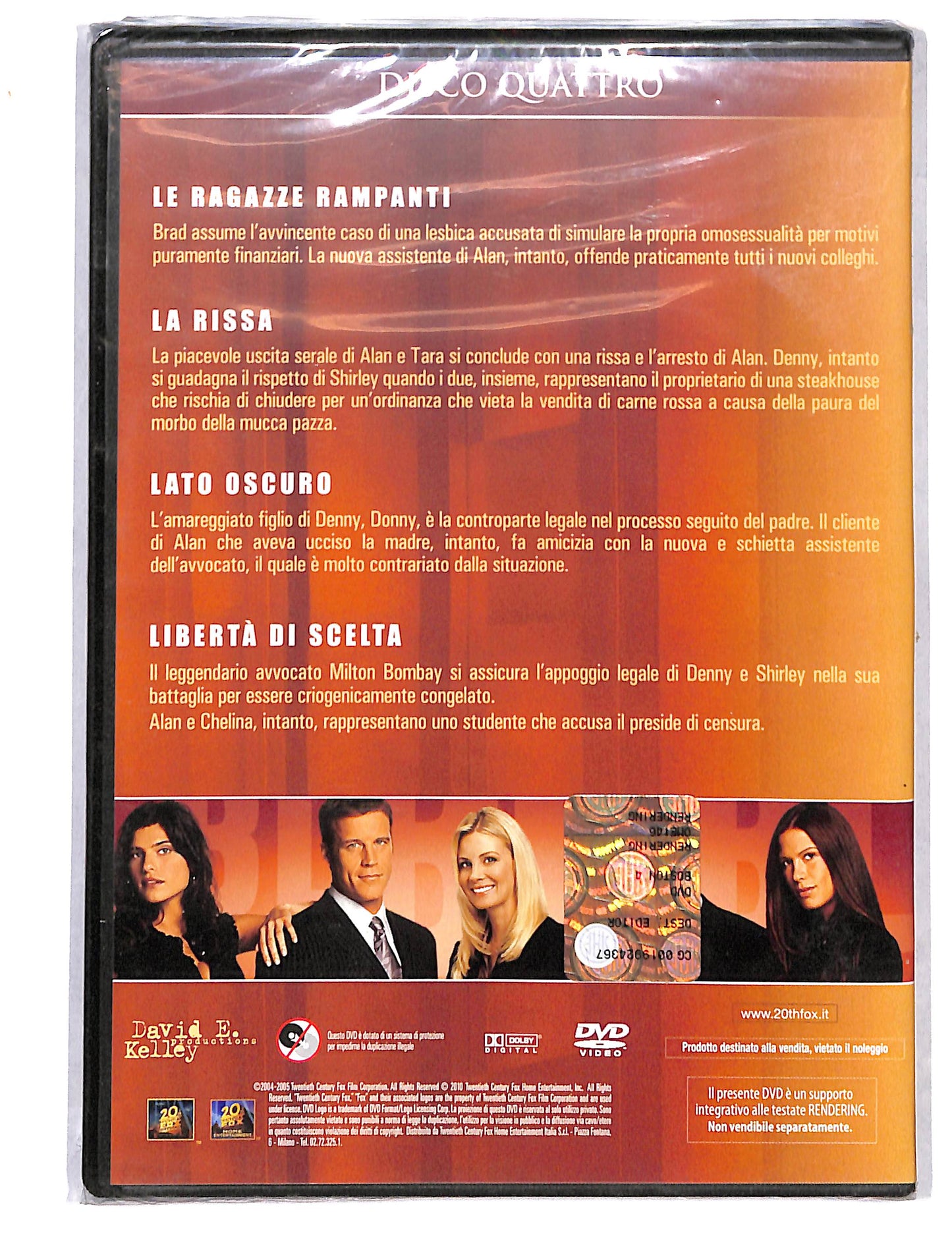 EBOND Boston Legal stagione uno disco quattro EDITORIALE DVD DB786604