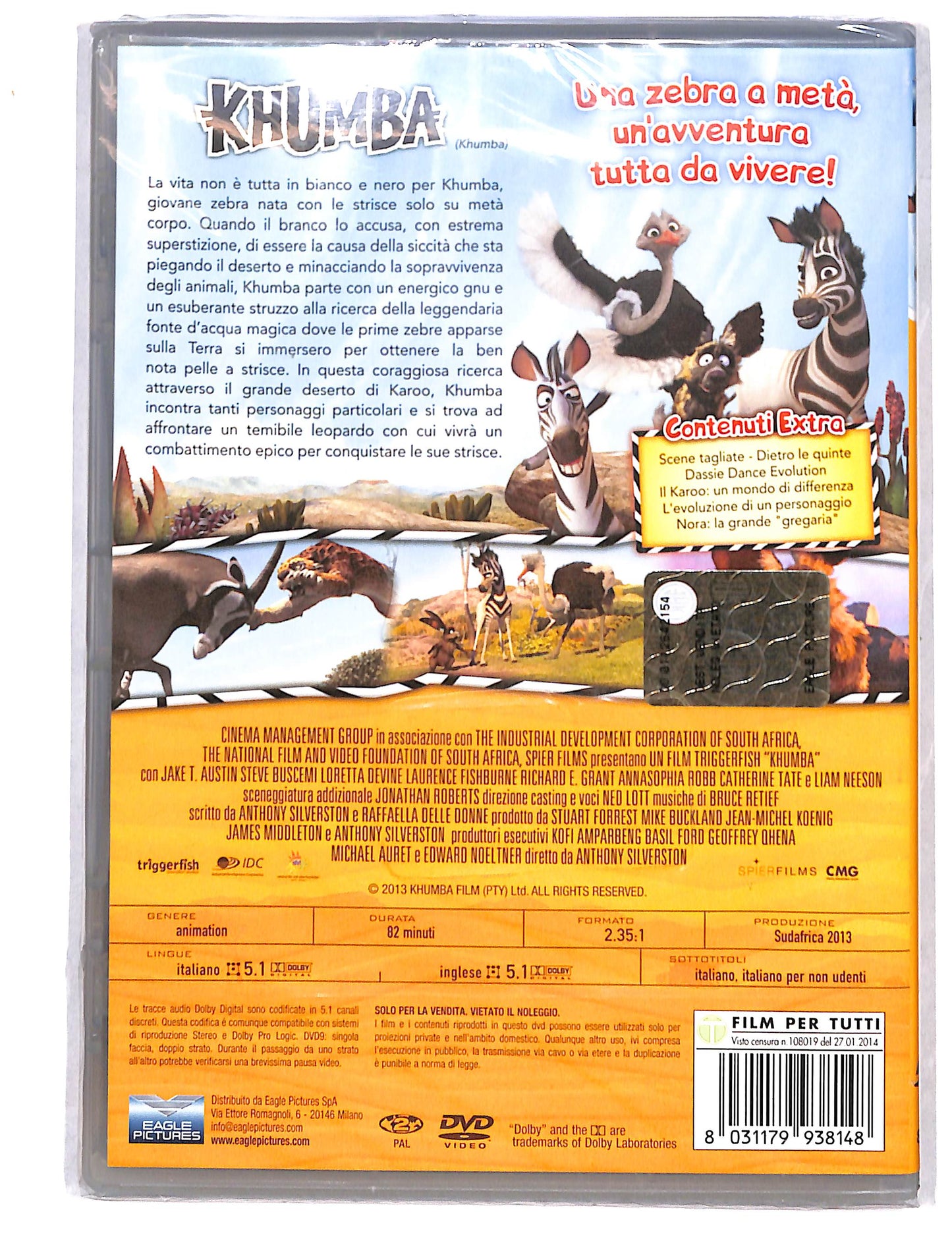 EBOND Khumba - Cercasi Strisce Disperatamente DVD DB786612