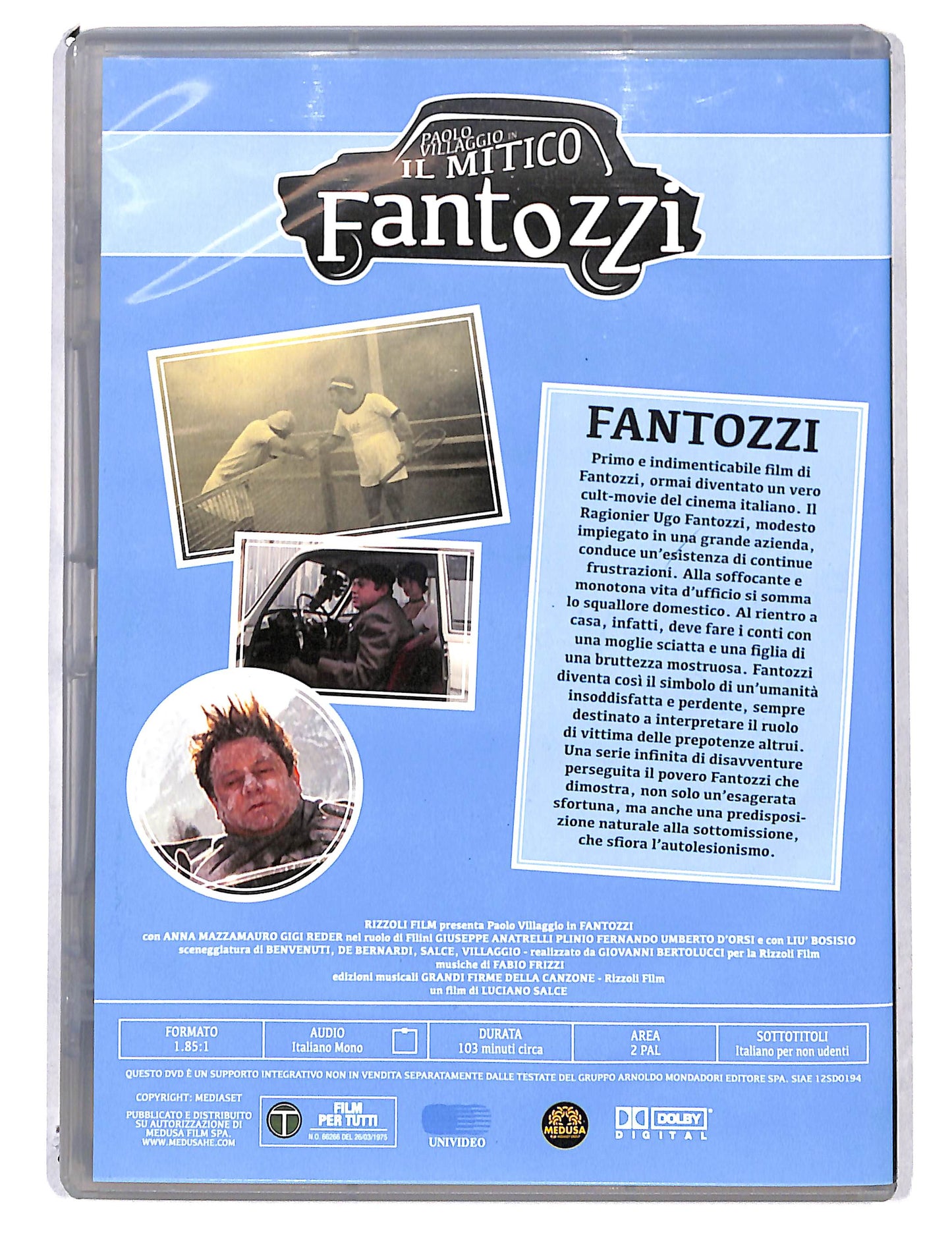 EBOND Il Mitico Fantozzi - Fantozzi vol.1 EDITORIALE DVD DB786620
