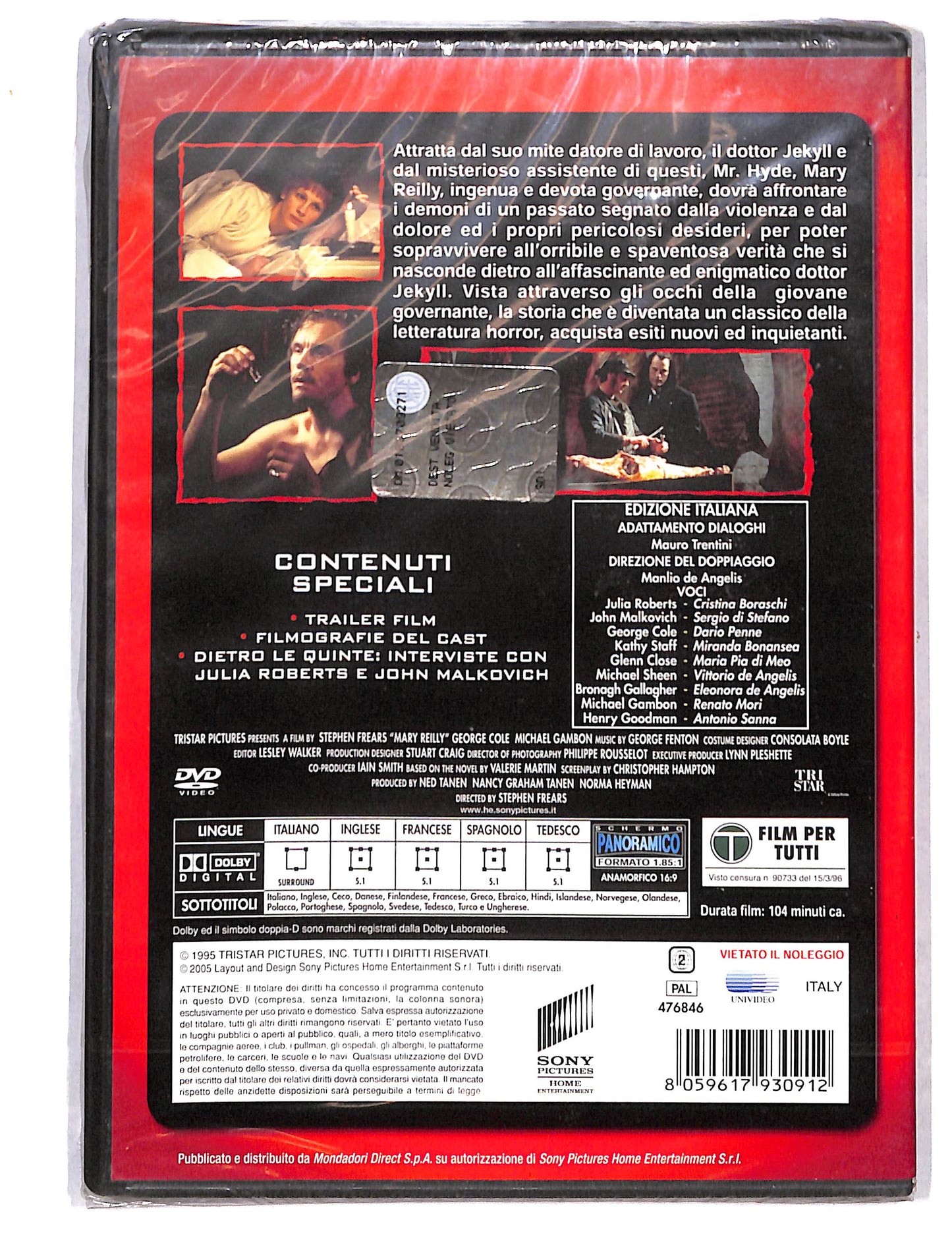 EBOND Mary Reilly DVD DB786633