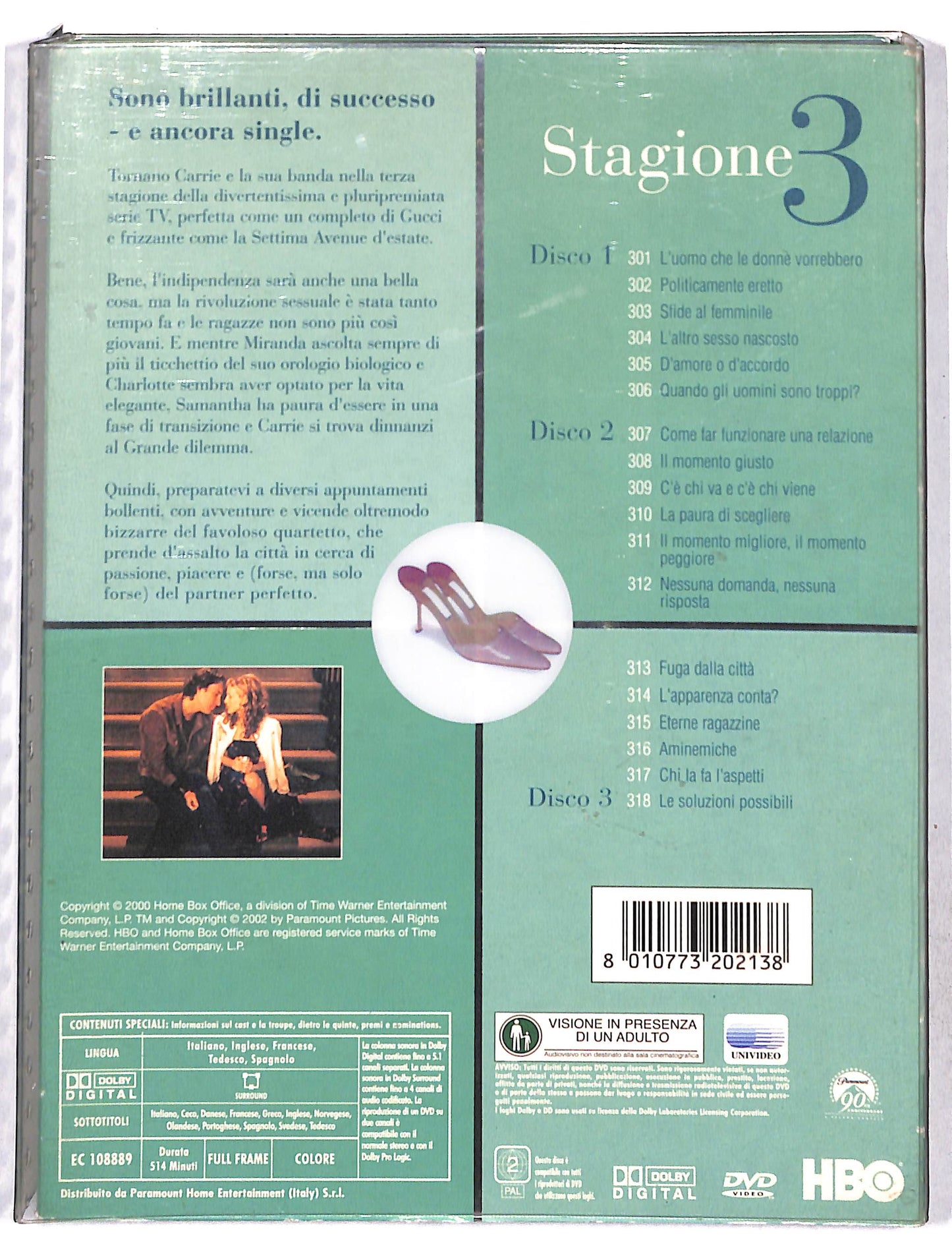 EBOND Sex and the City Tutta la Stagione 3 DVD DB786660