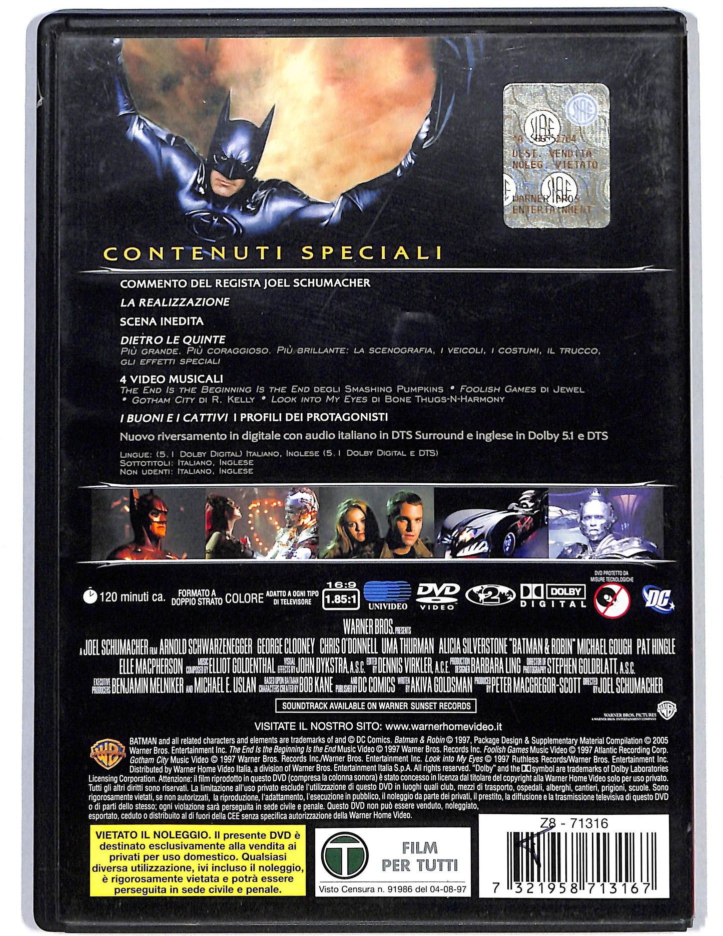 EBOND Batman & Robin EDizione Speciale DVD DB786805