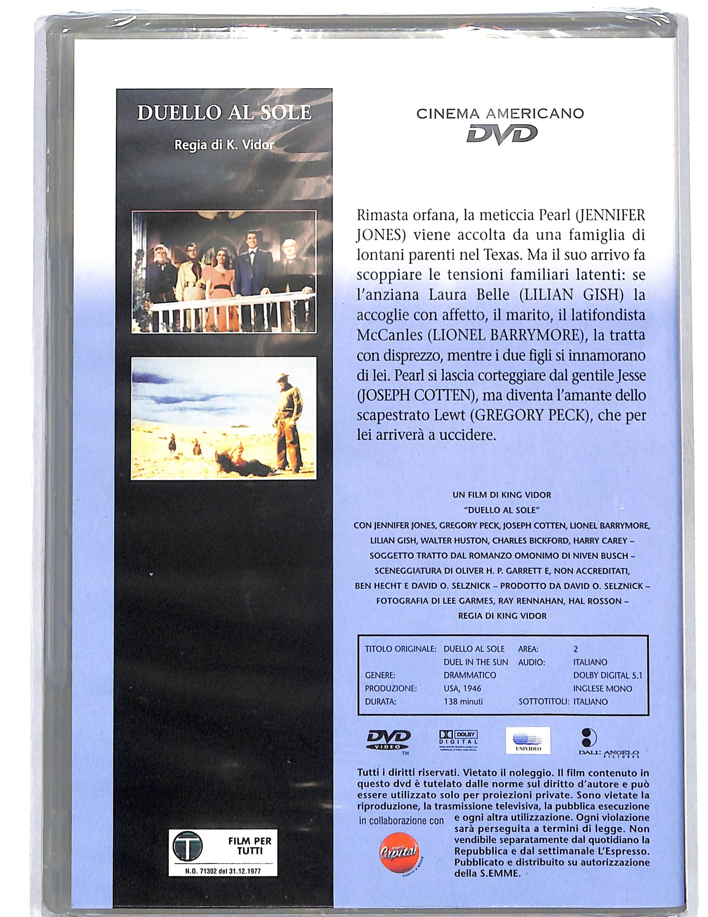 EBOND Duello al sole EDITORIALE DVD DB786855