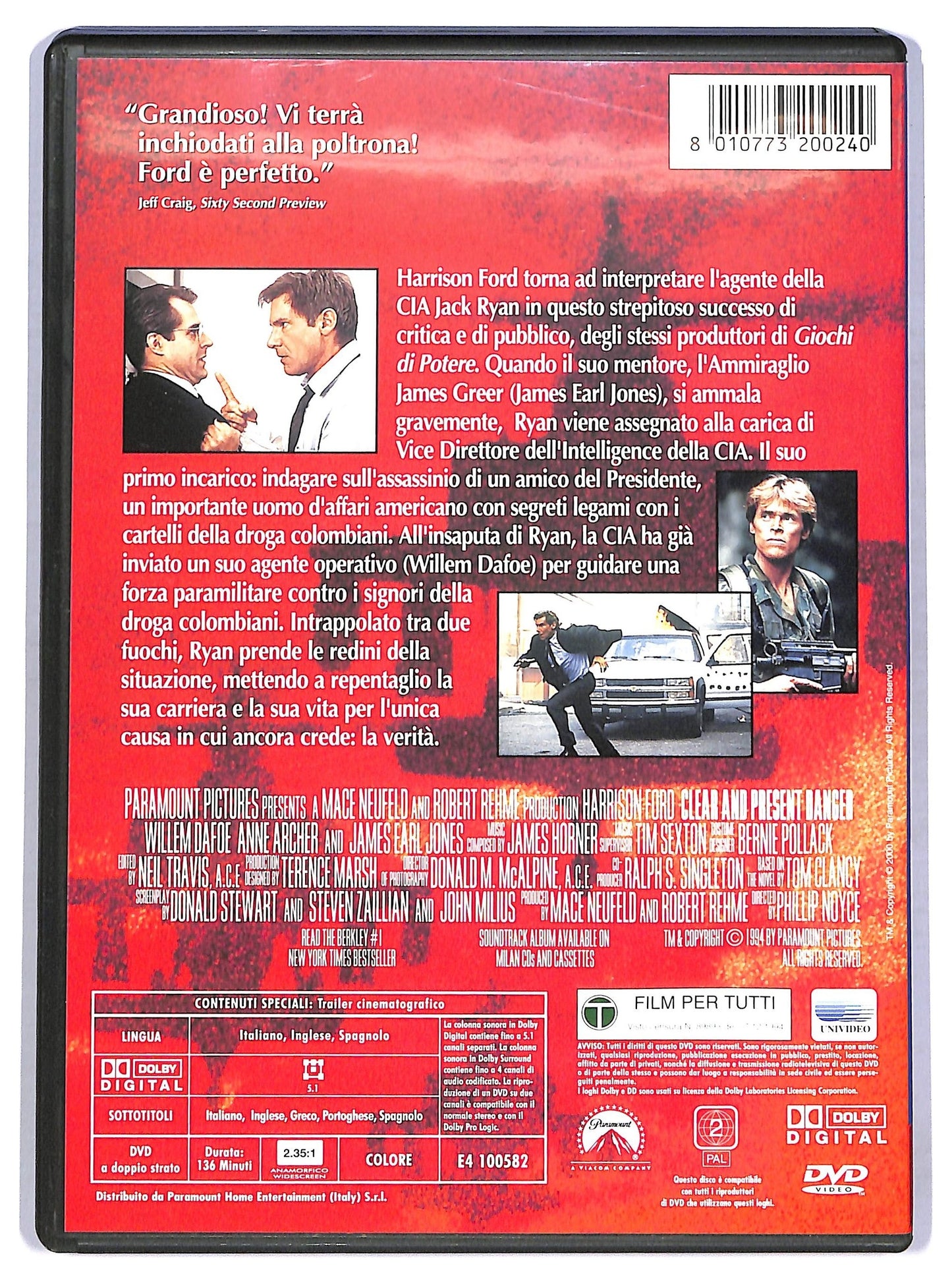 EBOND Sotto Il Segno Del Pericolo DVD DB787151