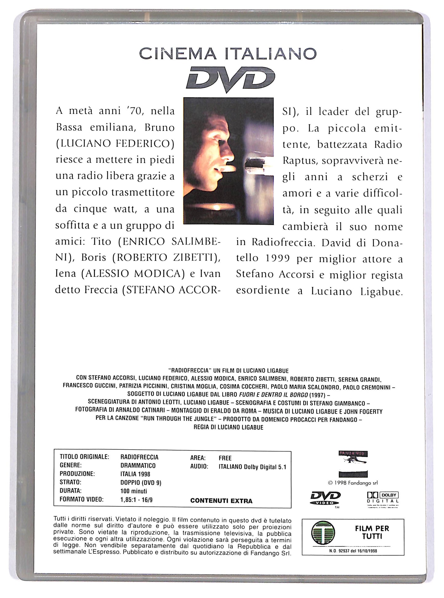 EBOND Radiofreccia EDITORIALE DVD DB787306