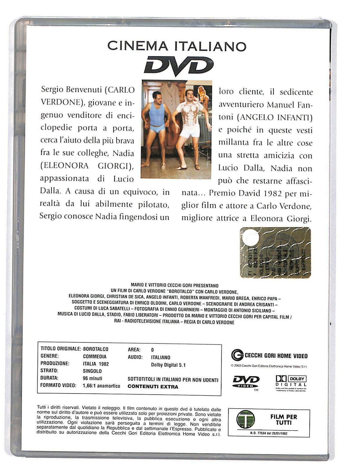 EBOND Borotalco Editoriale DVD DB787317