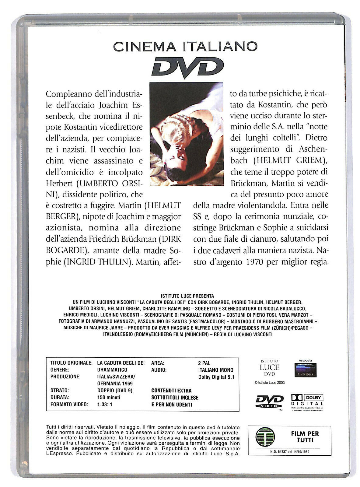EBOND La Caduta Degli Dei Editoriale DVD DB787334