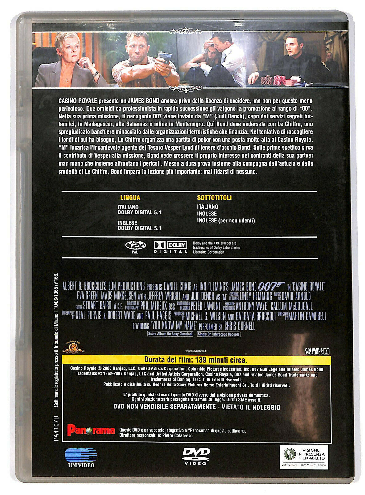 EBOND Casino Royale 007  Editoriale DVD DB787420