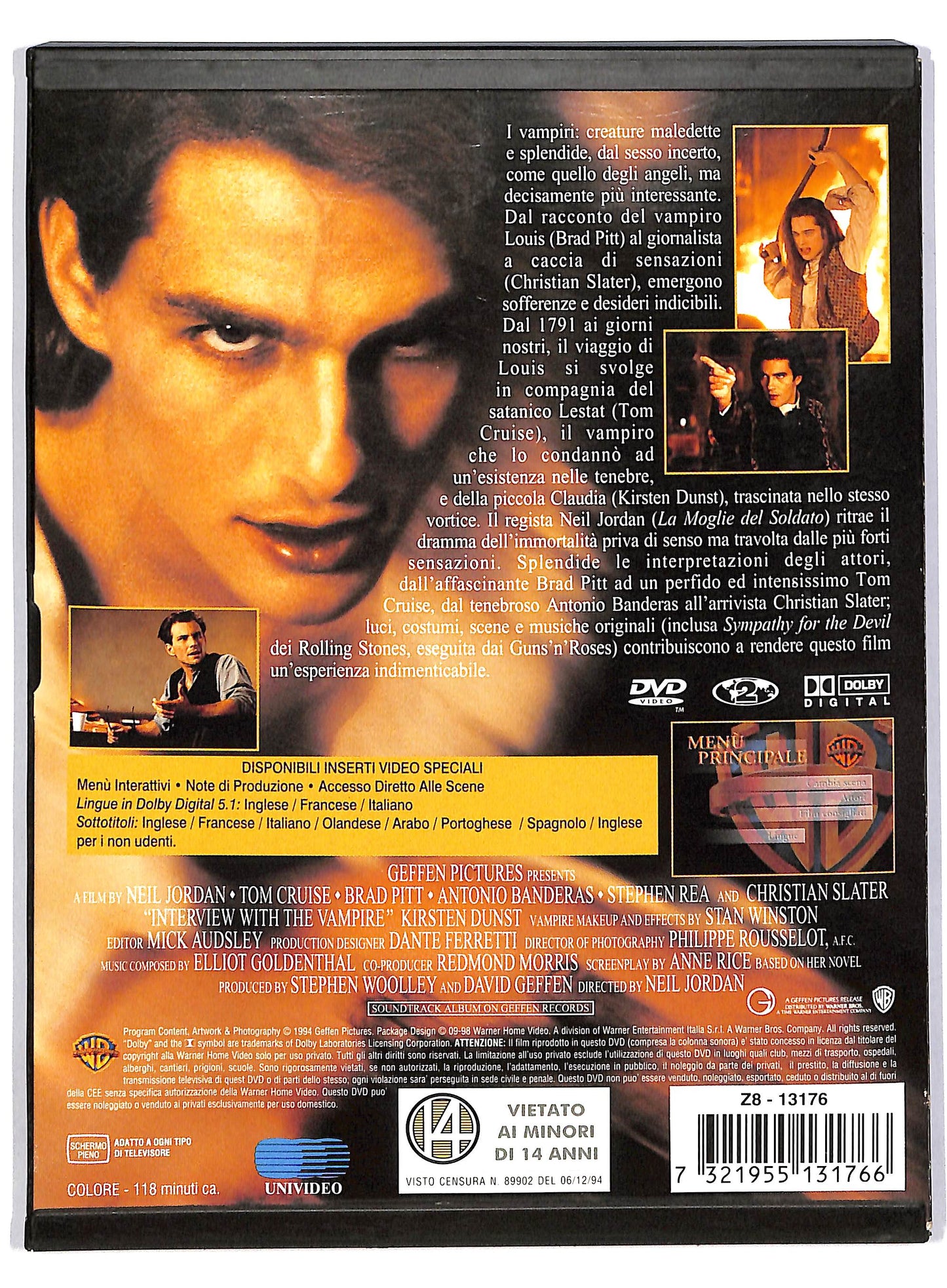 EBOND Intervista col vampiro SNAPPER NOLEGGIO DVD DB787631